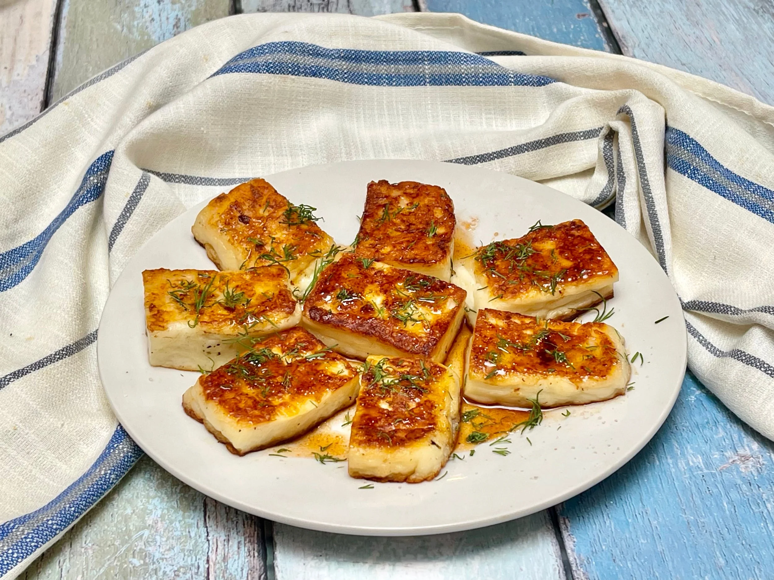 Easy Hot Honey Halloumi: 15-Minute Appetizer Recipe