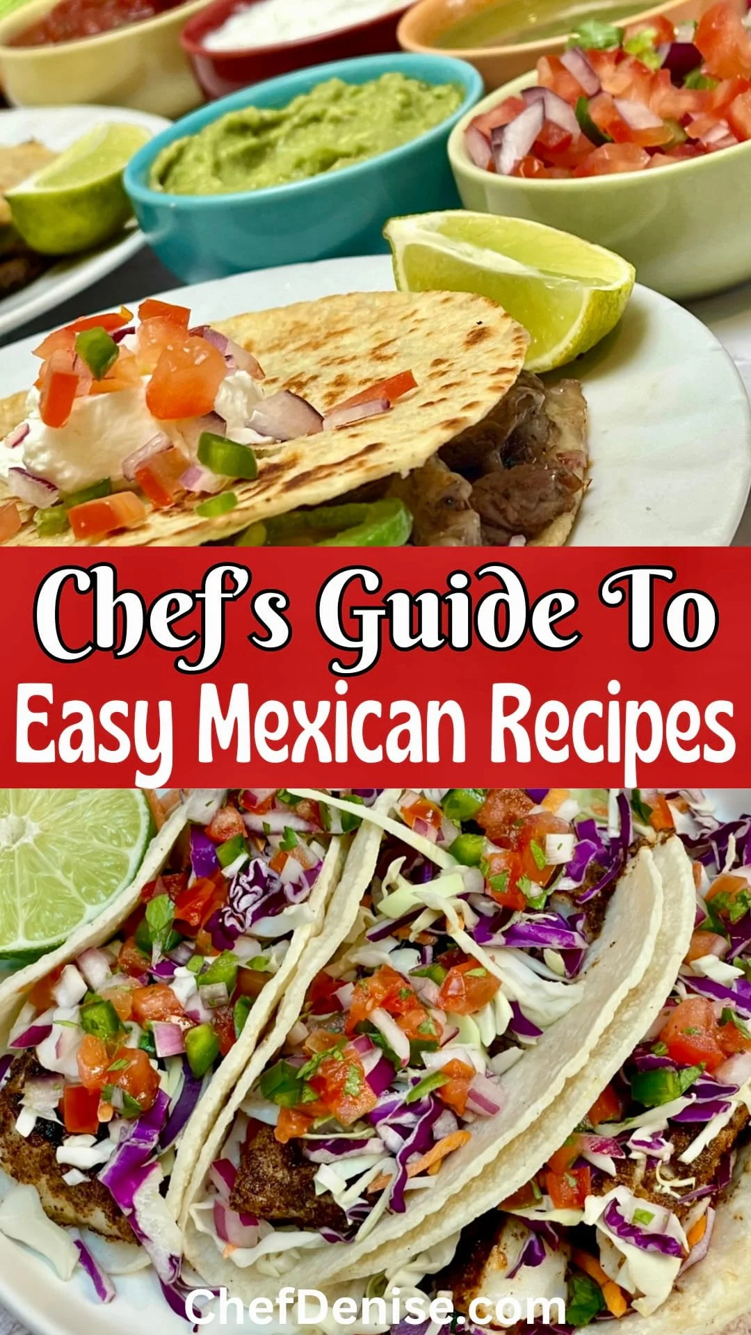 Pin for easy Mexican Recipes
