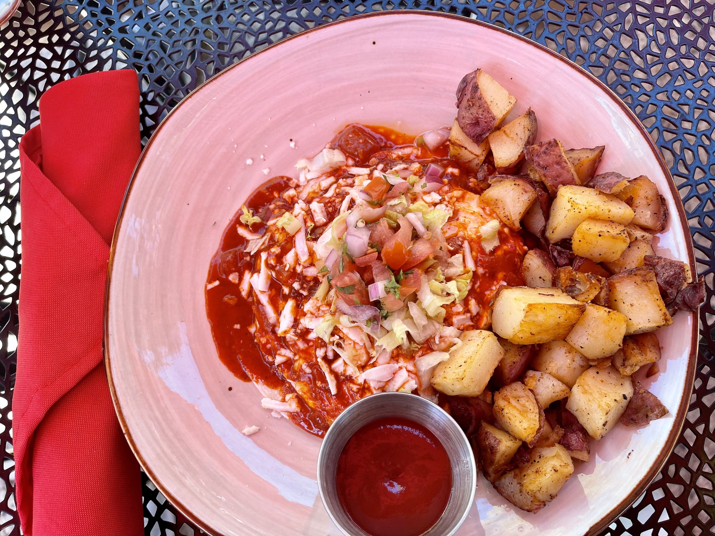 A delicious dish of Huevos Rancheros.