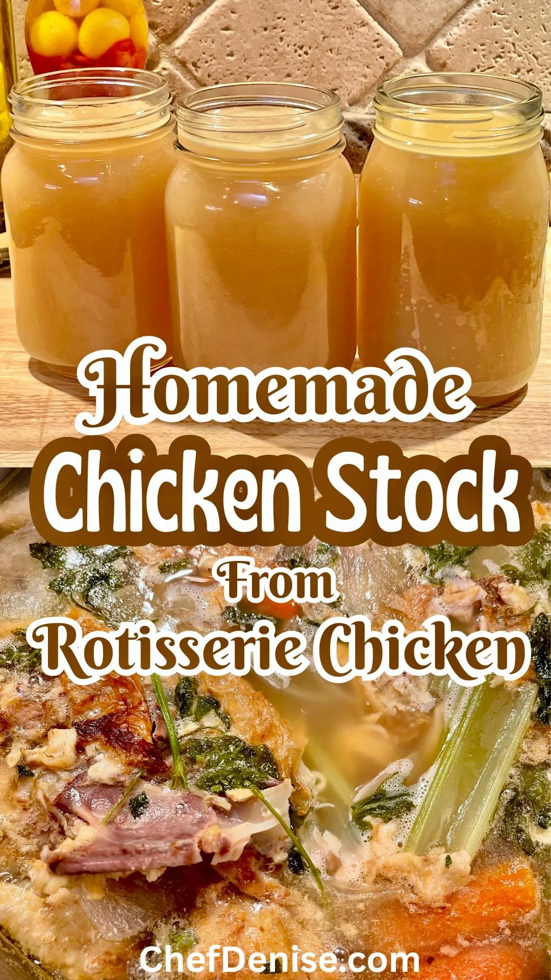 Pin for Chicken Stock from Rotisserie Chicken