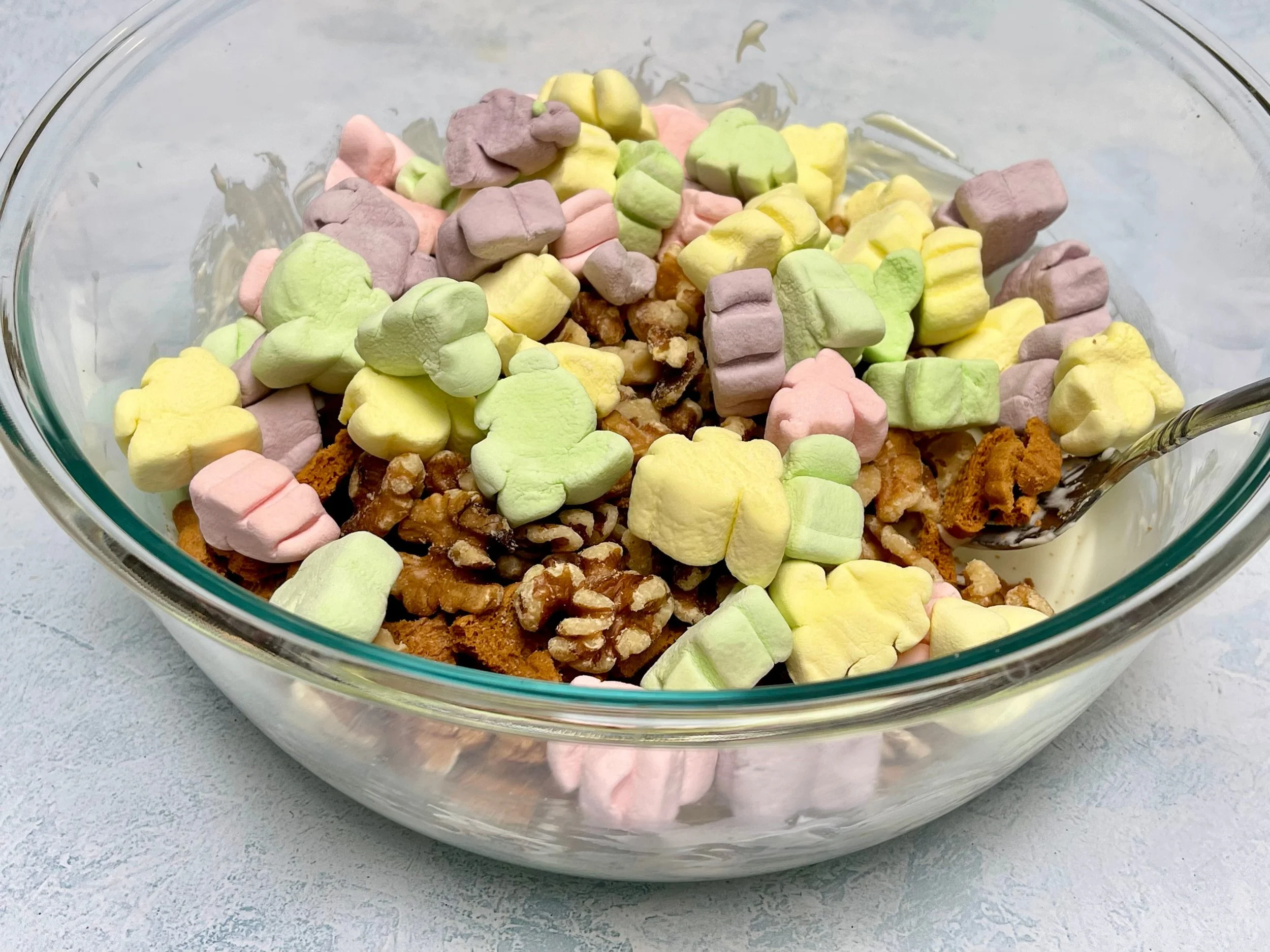 Combining all ingredients