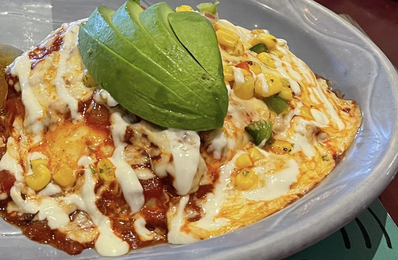 An incredibly cheesy take on Red Stacked Enchiladas, also known as Enchilada Montadas