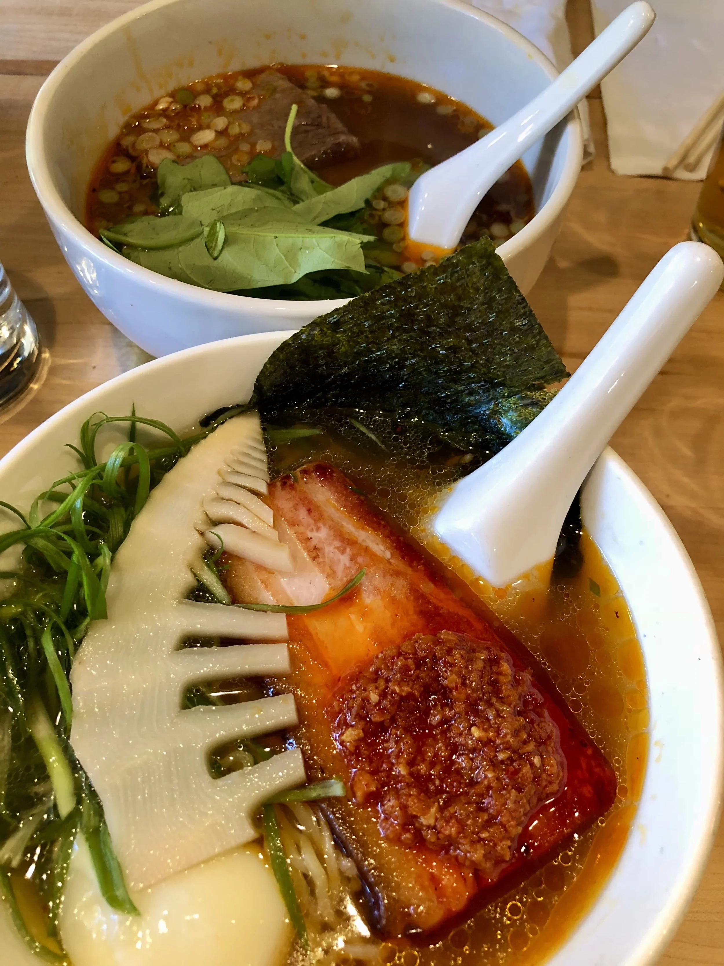 Bowl of ramen at Momofuku Noodle Bar