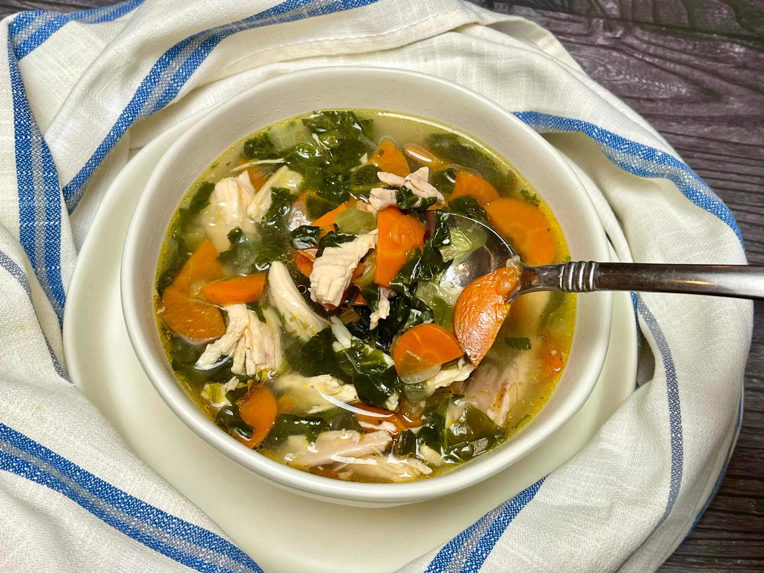 Bowl of homemade Chicken Soup