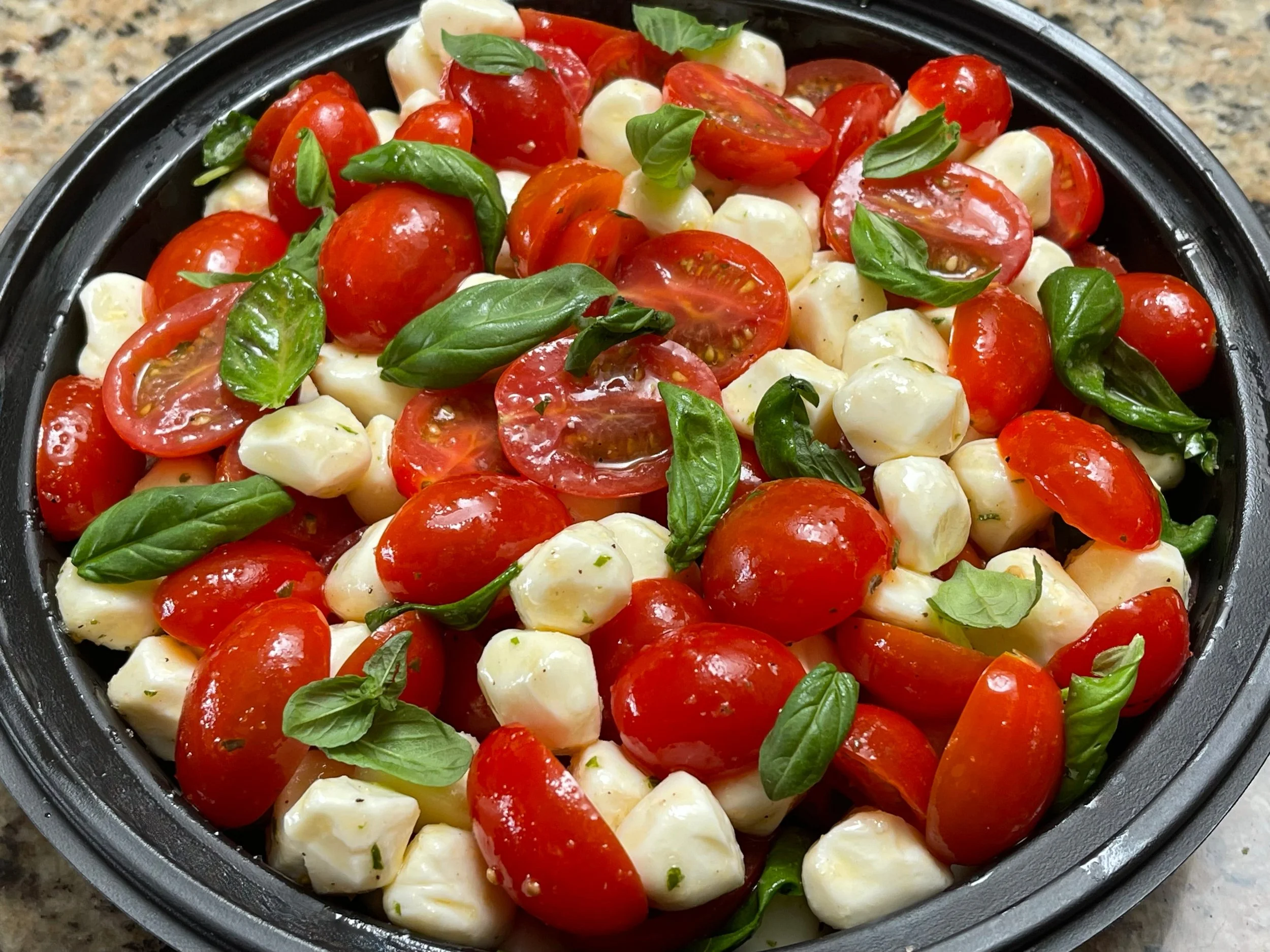 Cherry Tomato Caprese Salad for potluck