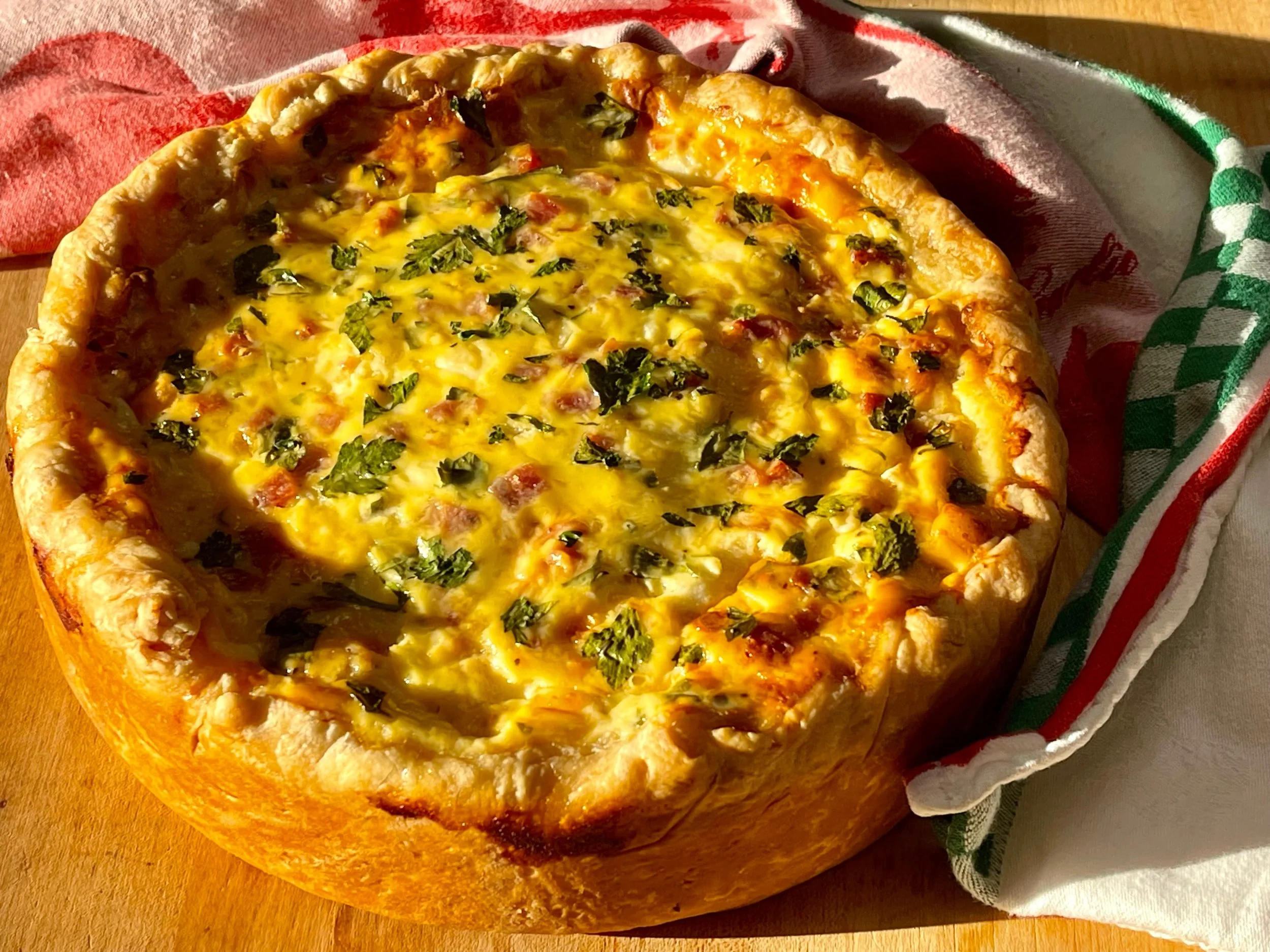Pizza Rustica, pizzagaina, or Italian Easter Meat Pie