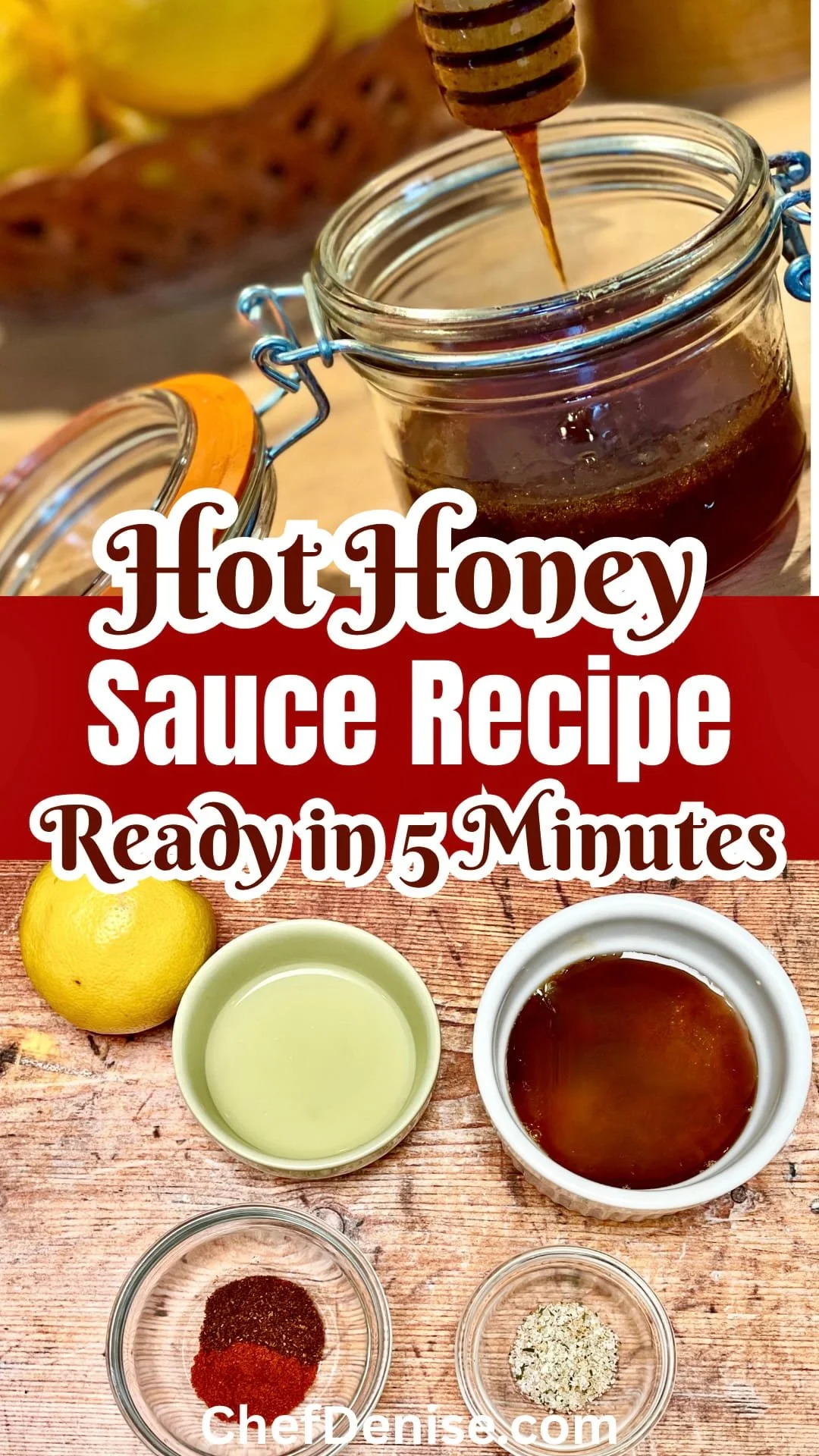 Pin for Hot Honey Sauce Recipe