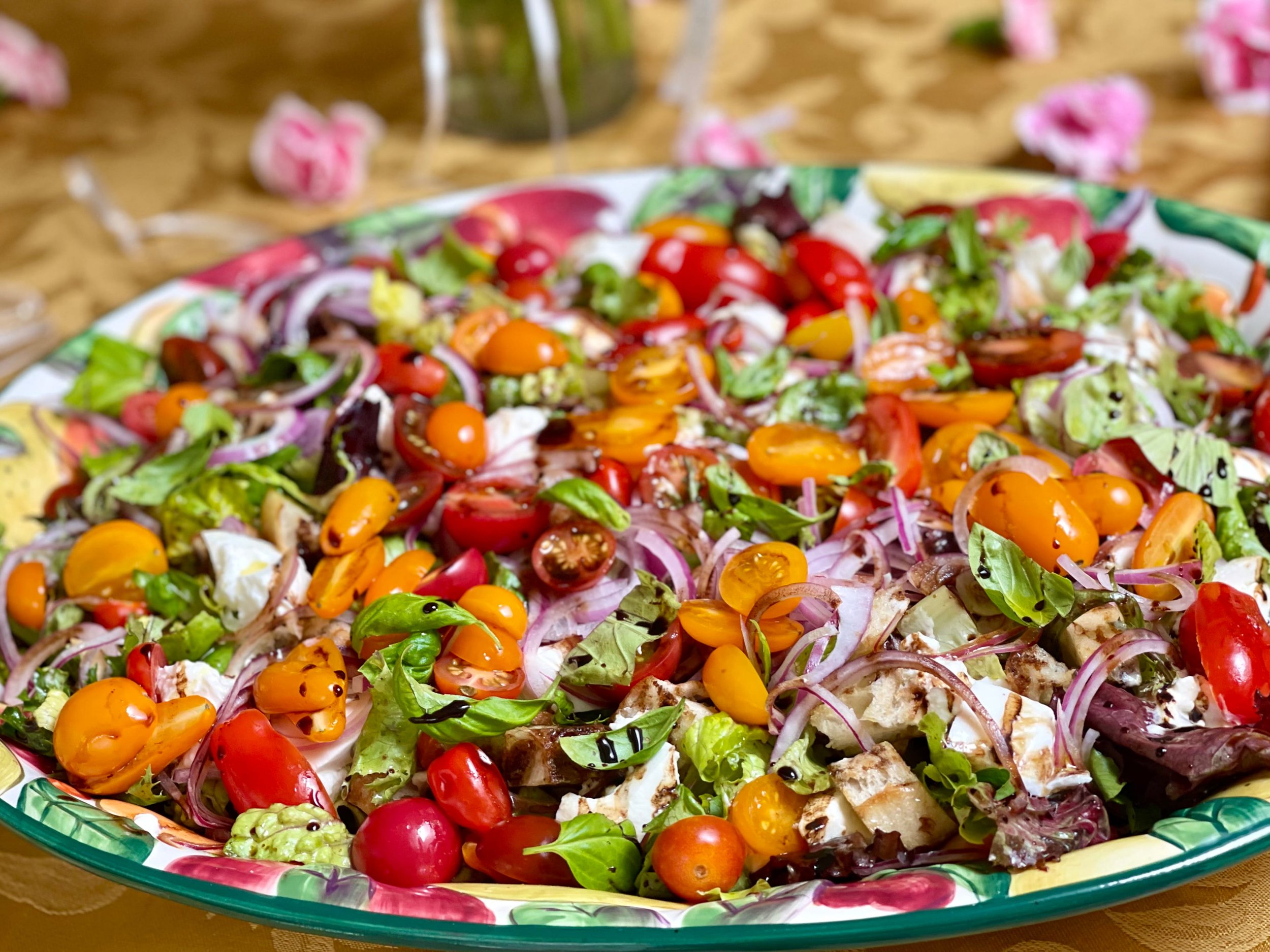A perfect brunch food, Panzanella Salad
