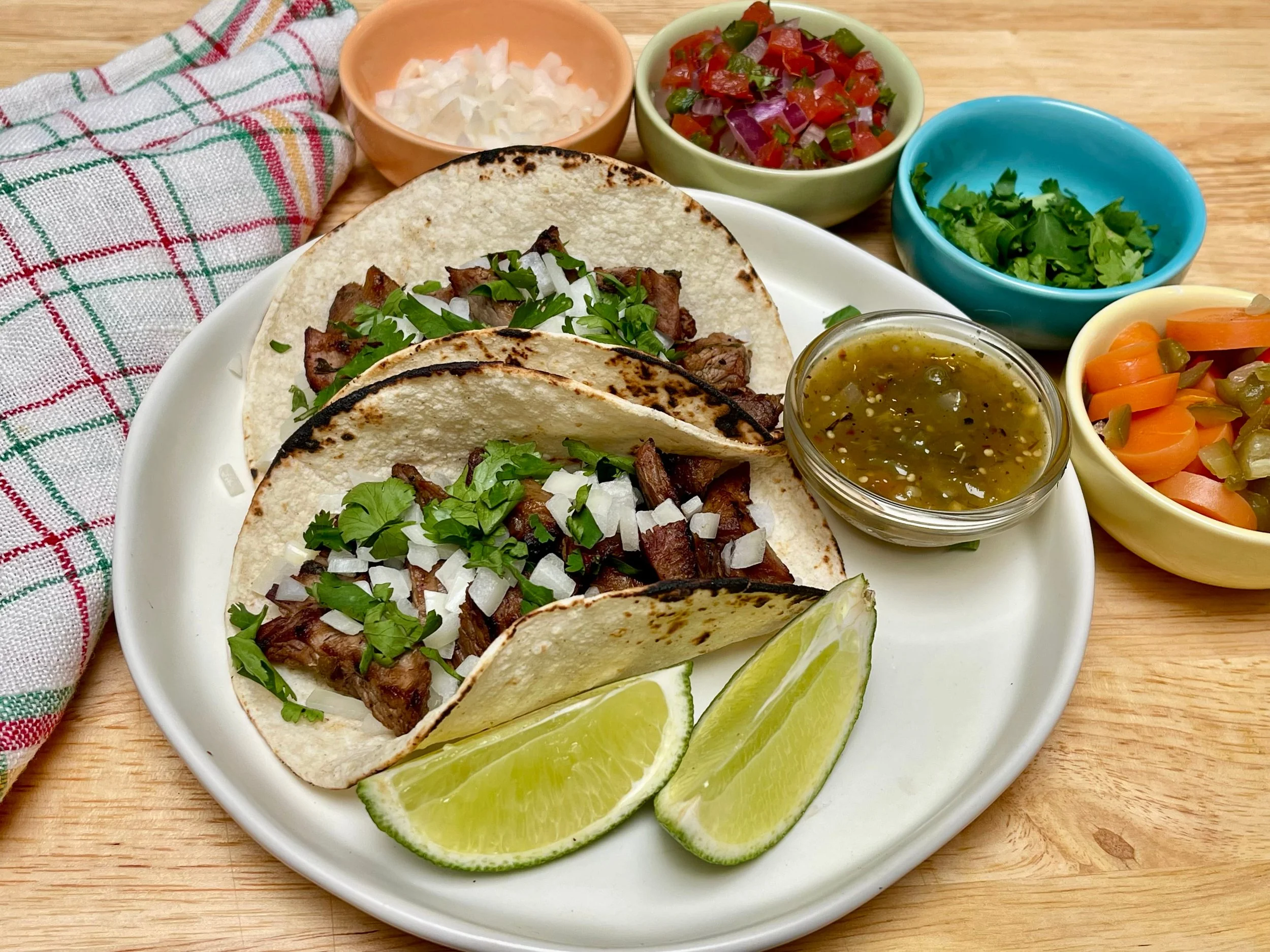 Carne asada tacos recipe complete