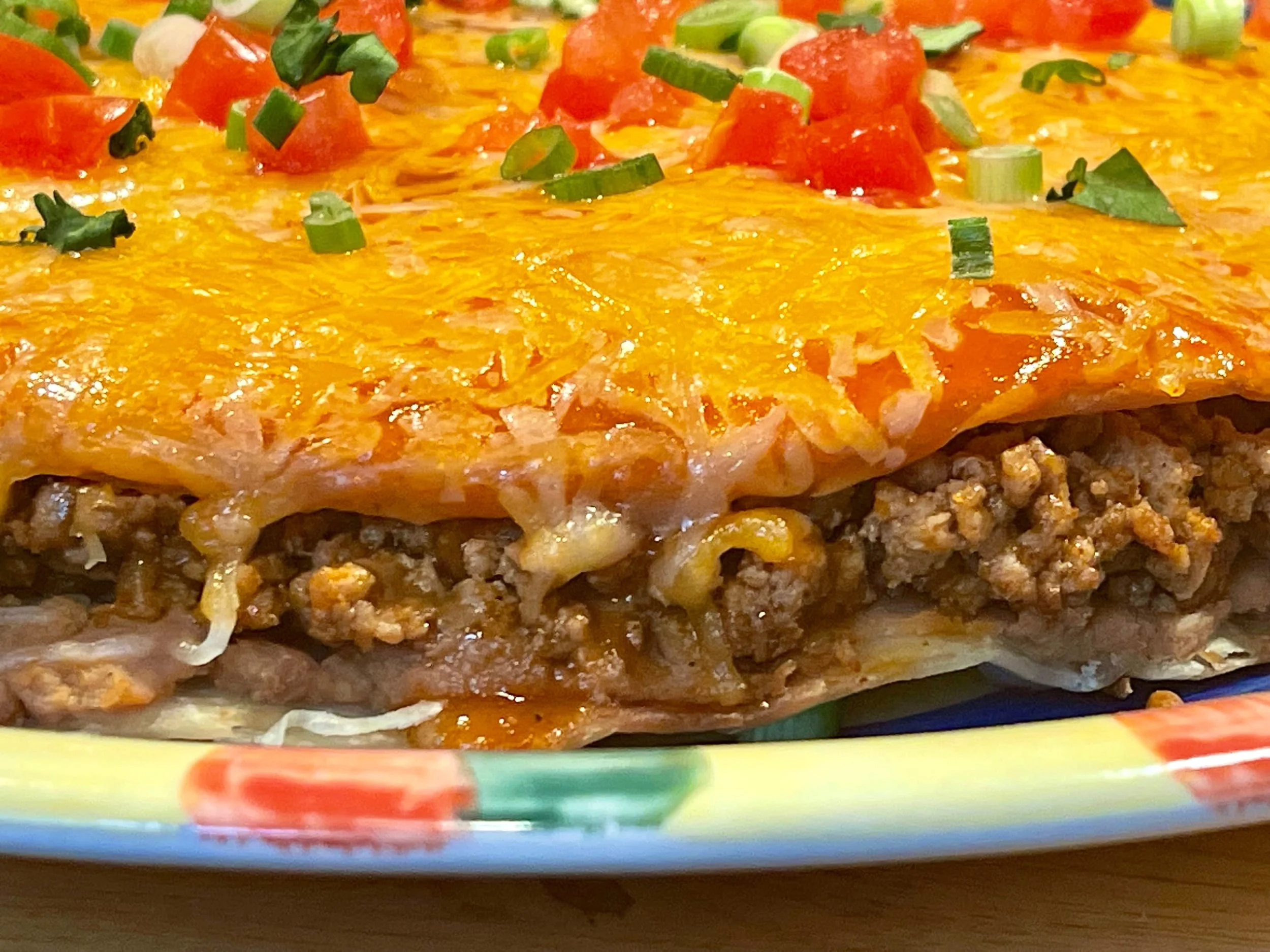 Fully made Mexican Pizza recipe