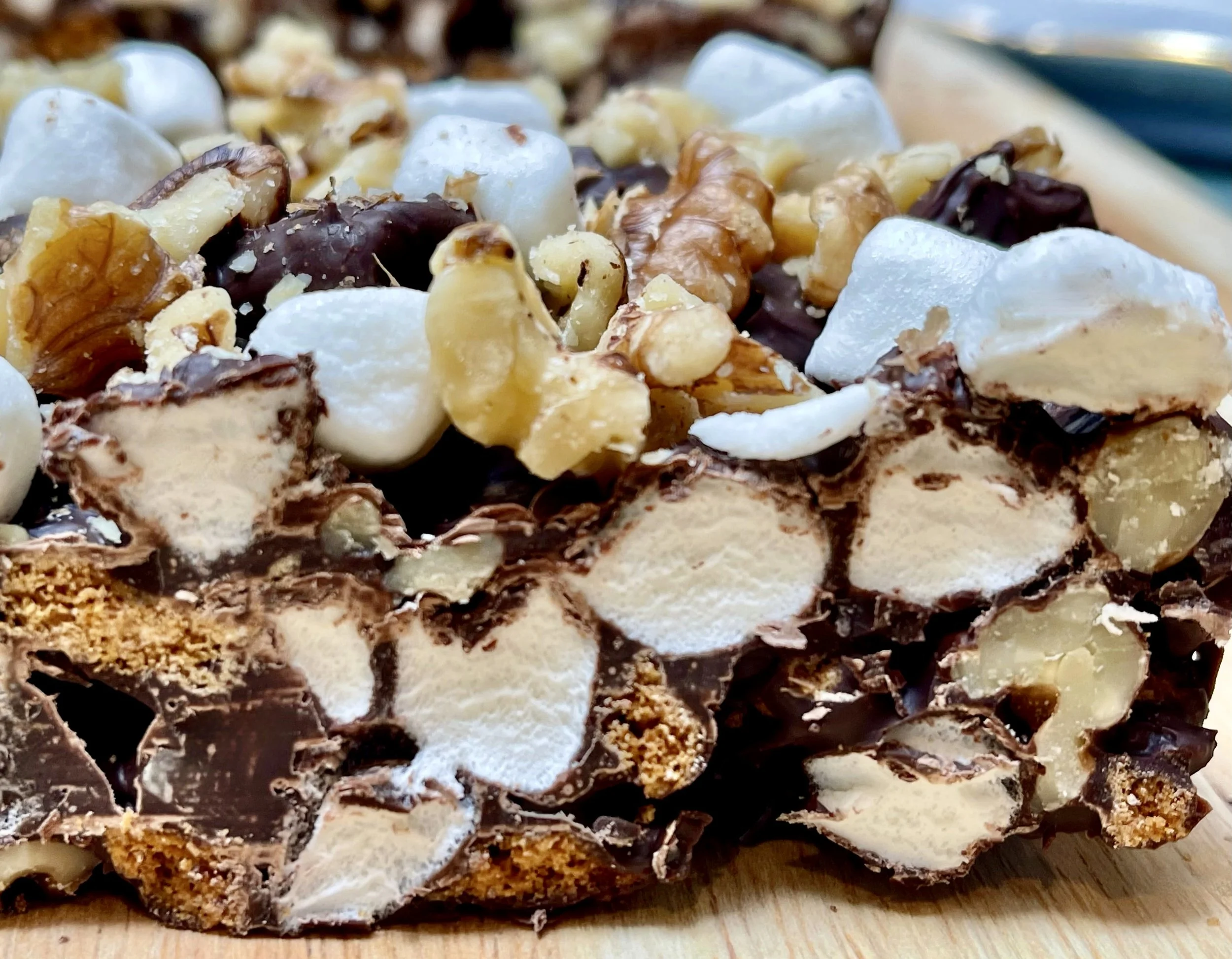 close-up of Rocky Road