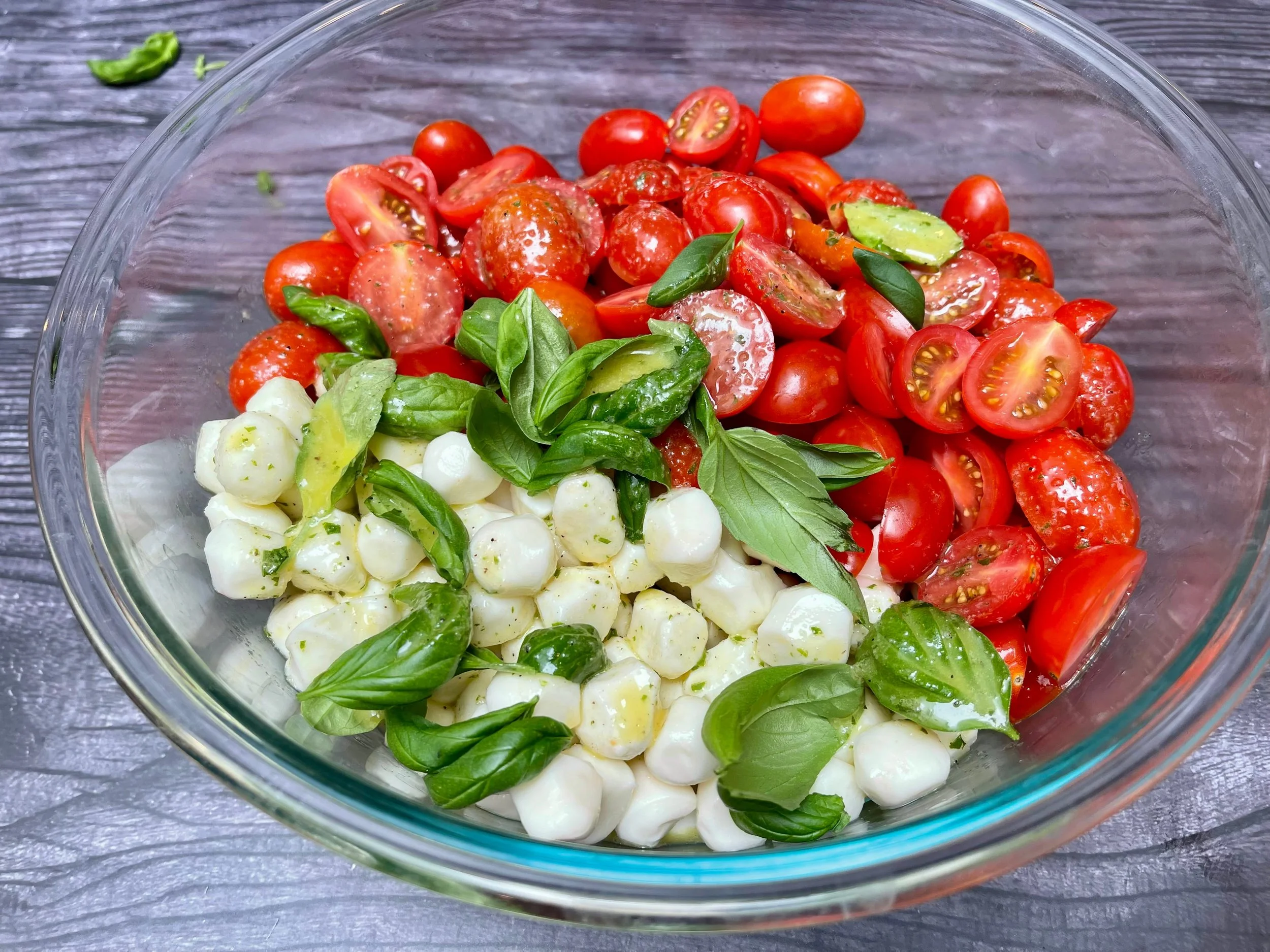 All ingredients in the bowl