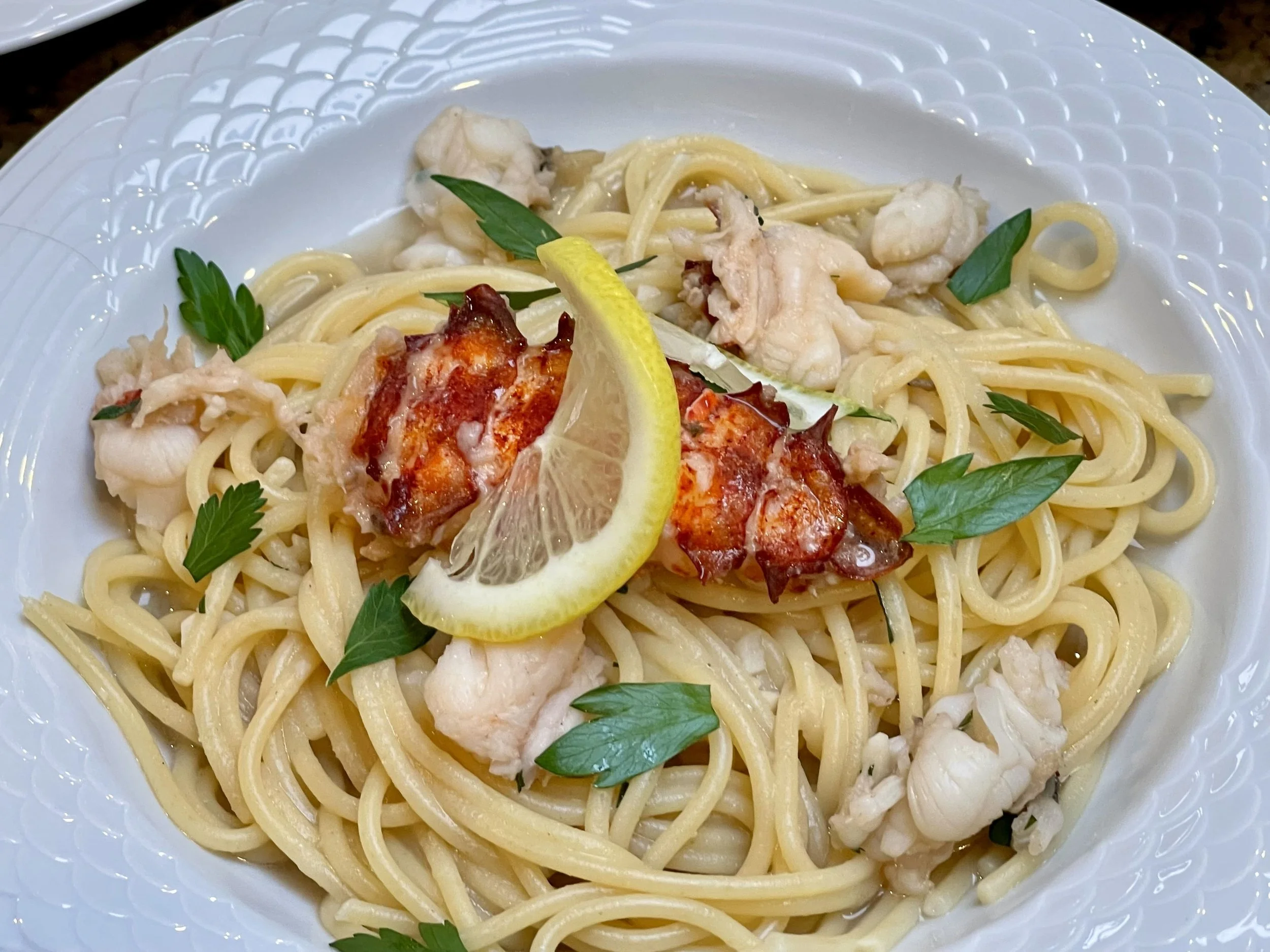 Lobster pasta for feast of the 7 fishes