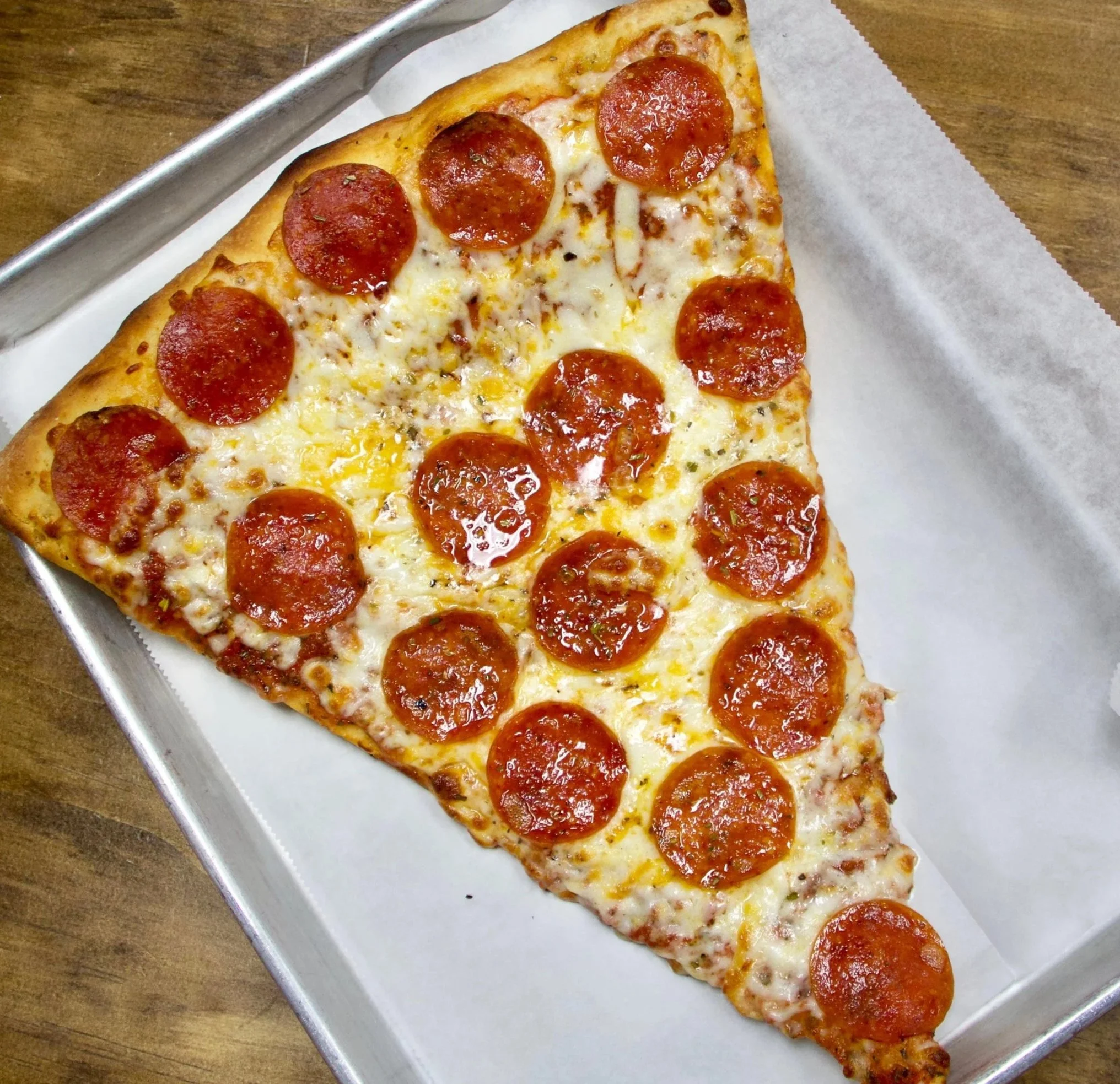 Slice of New York-Style Pizza