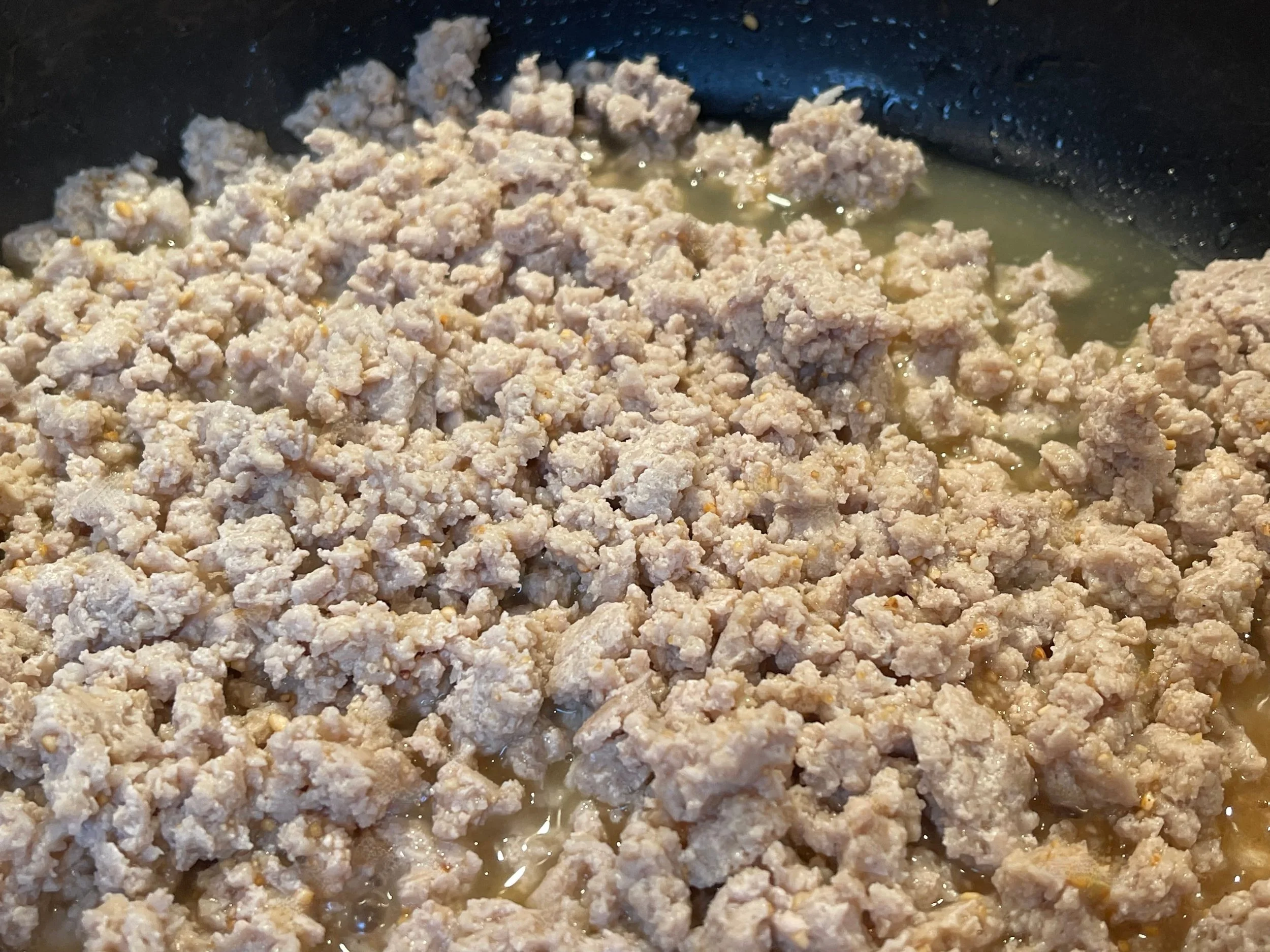cooking ground chicken