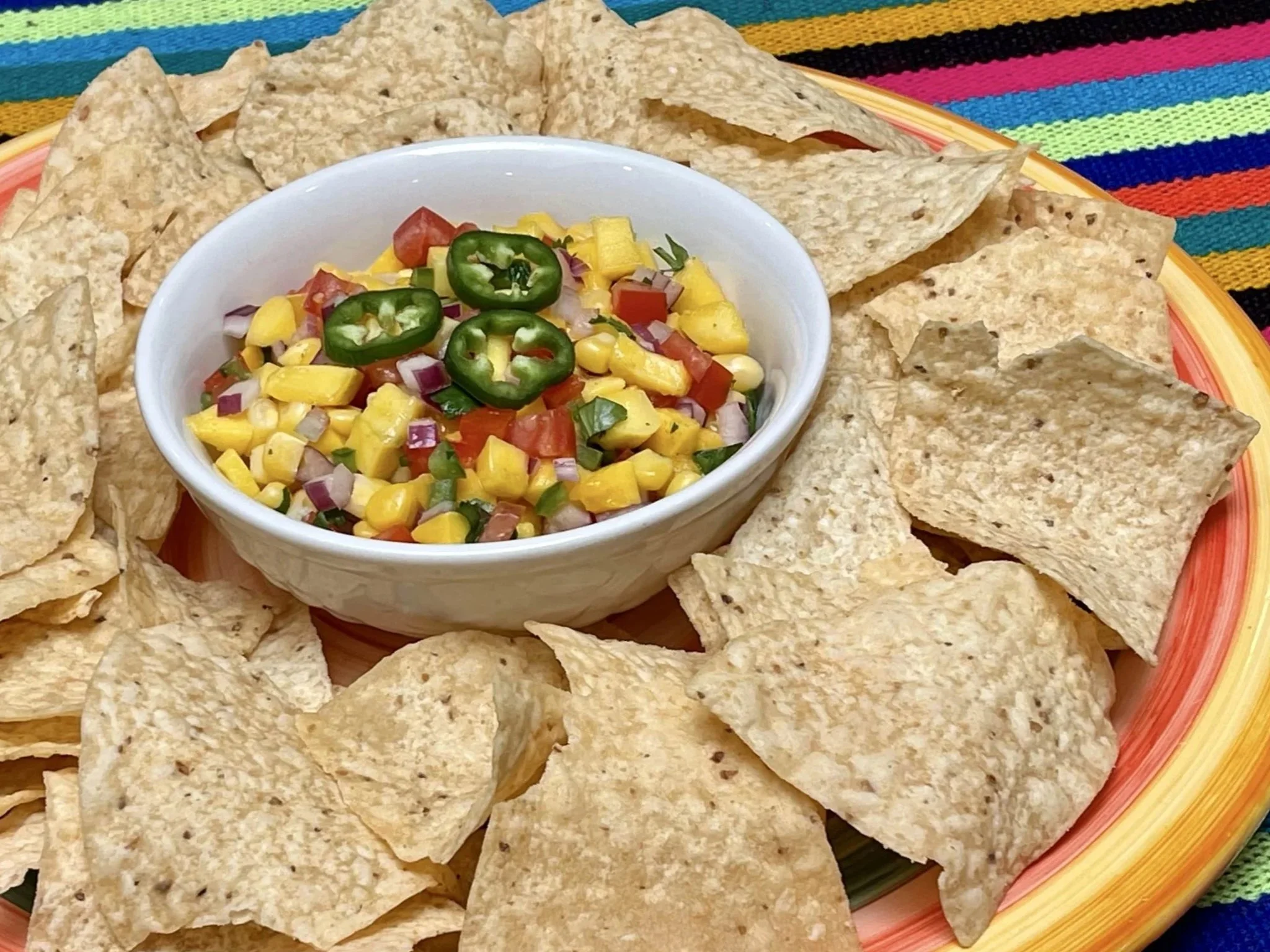 Mango corn salsa