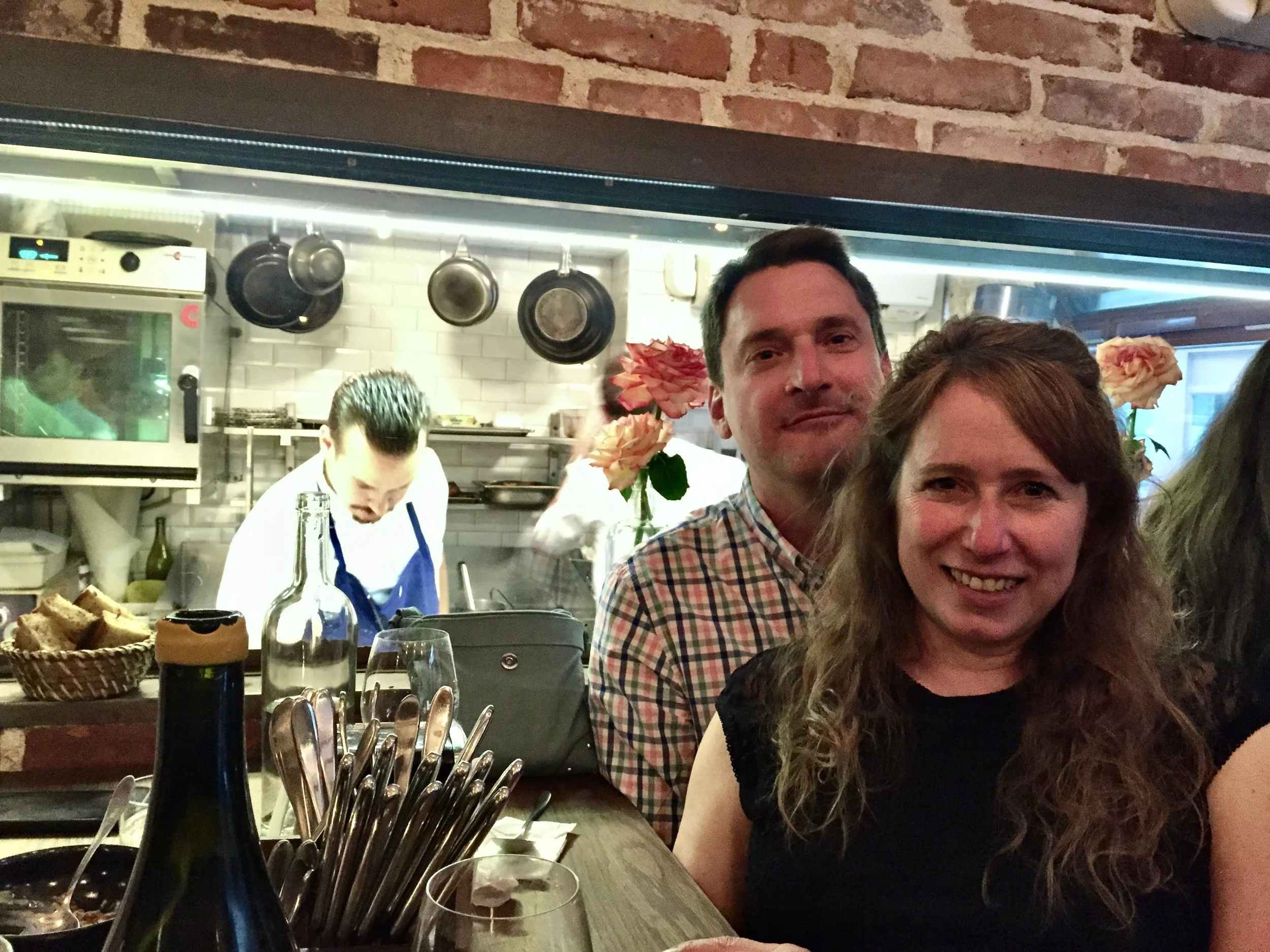 Me and Mike at Frenchie Wine Bar