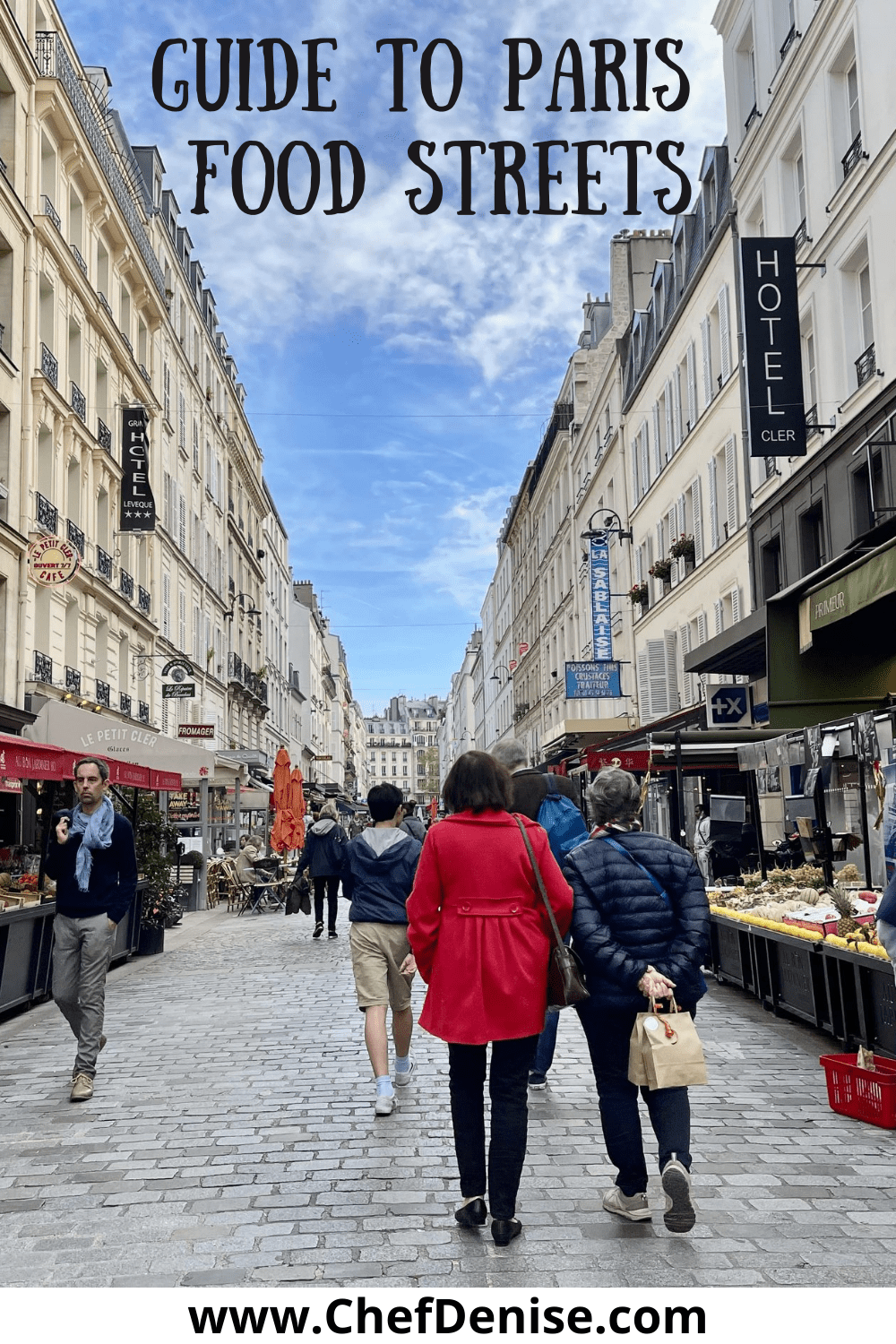 Pin for best food street in Paris