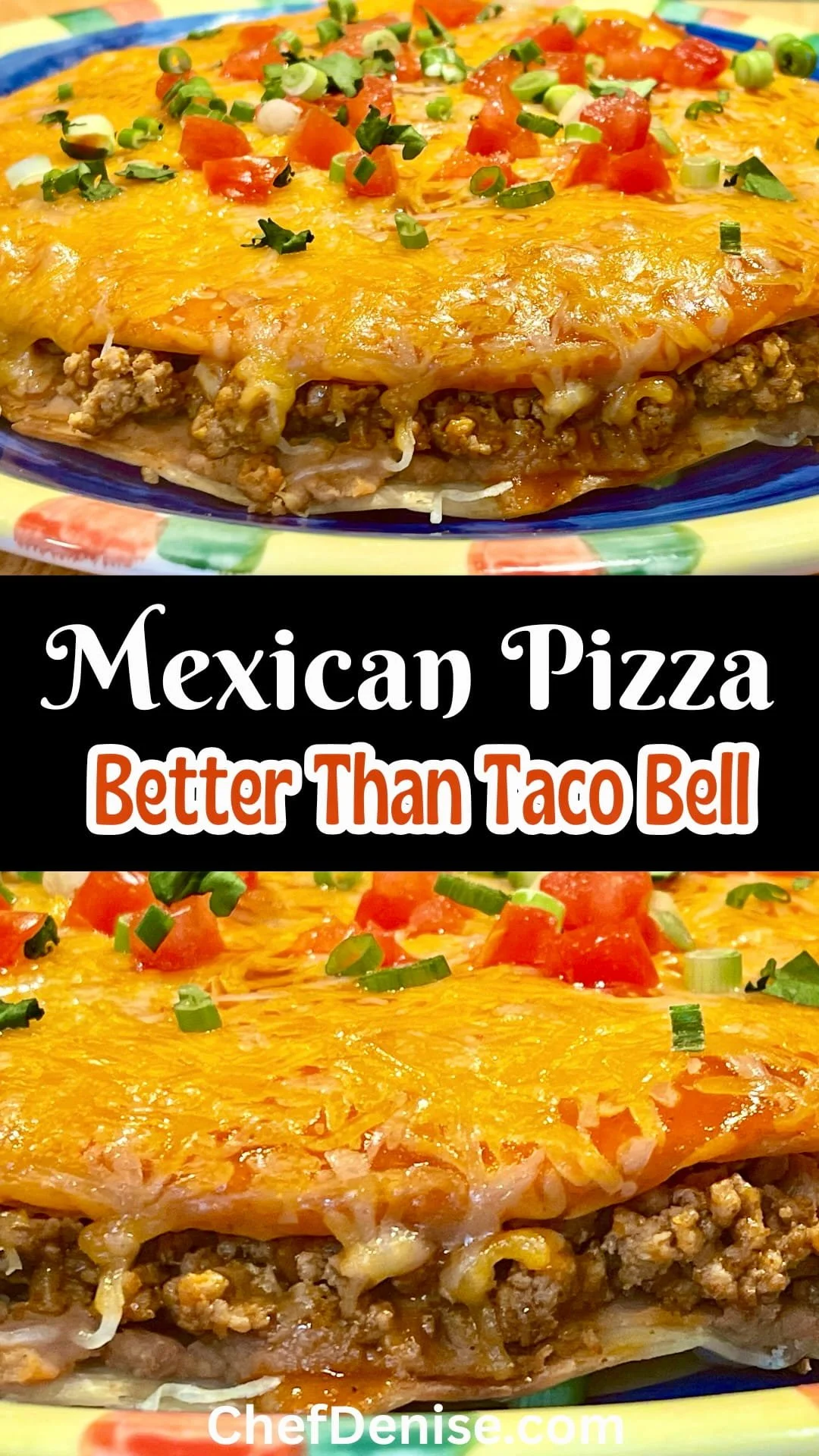Pin for Mexican Pizza Recipe
