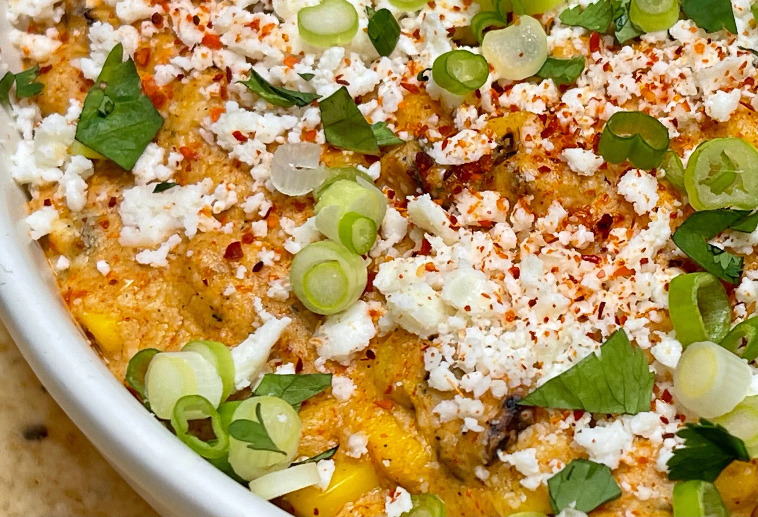 Garnished Mexican Street Corn Dip