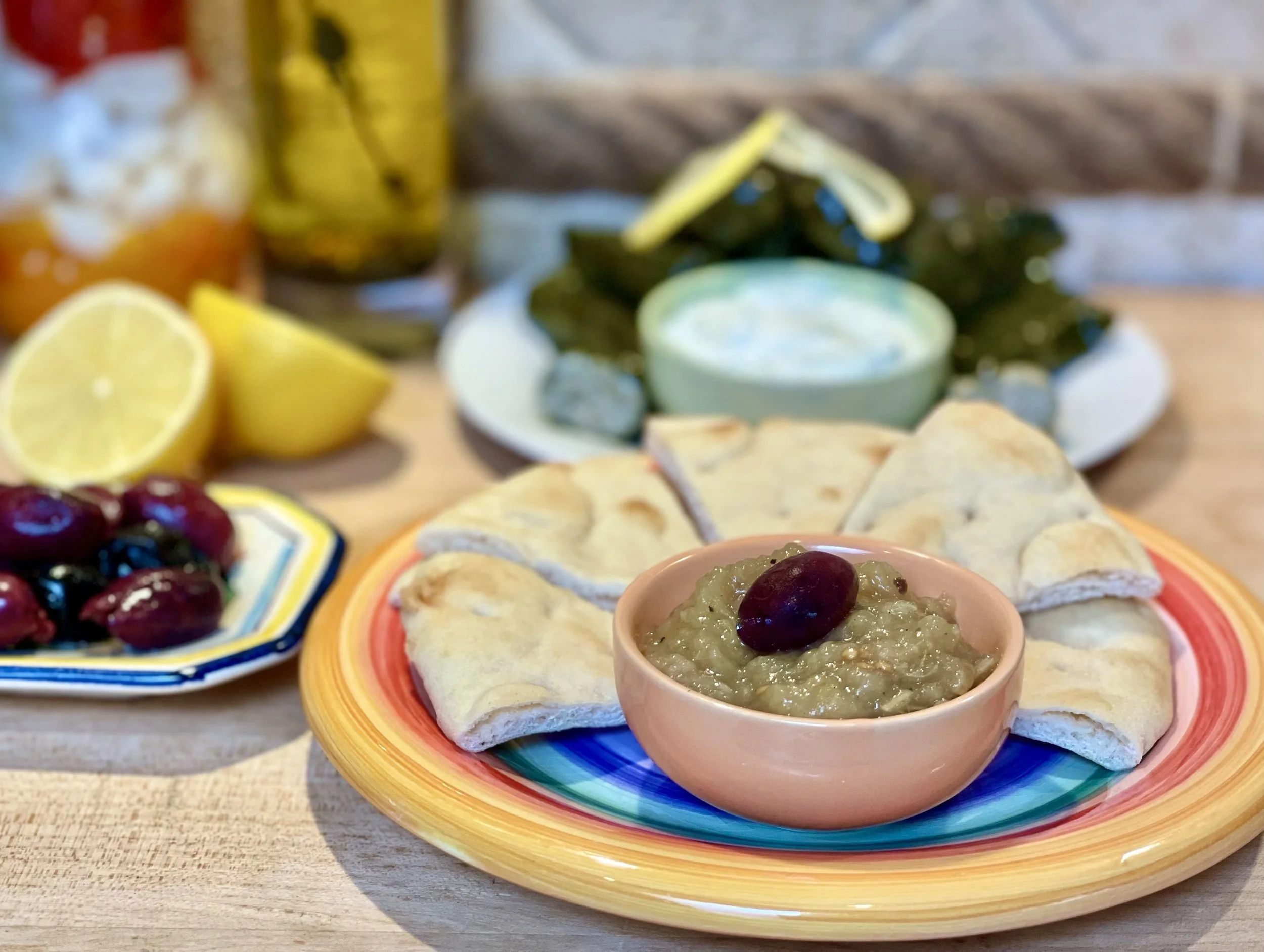Melitzanosalata, Greek eggplant dip