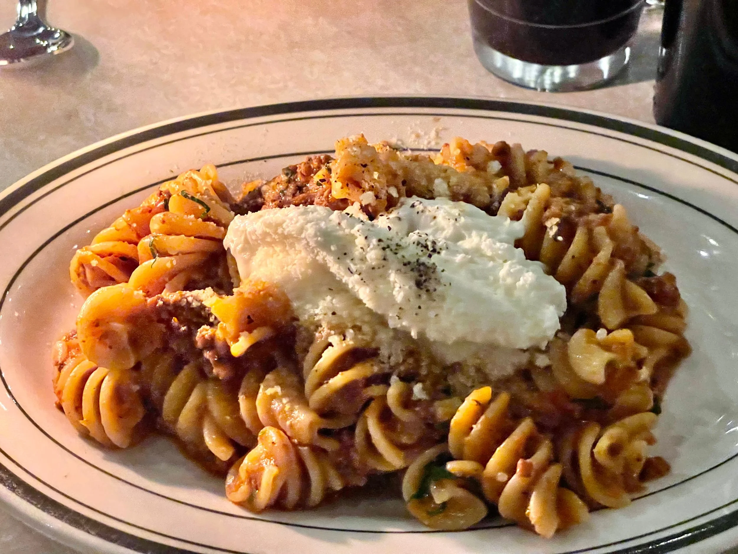 Bolognese with Ricotta