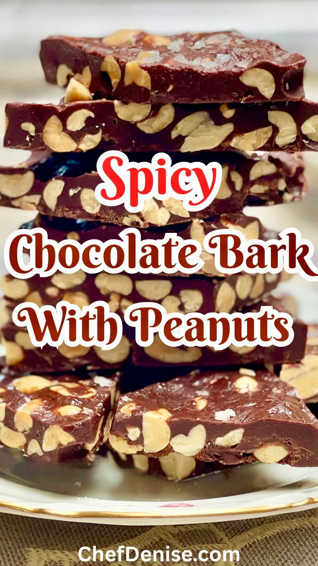 Pin for Spicy Chocolate Bark Recipe