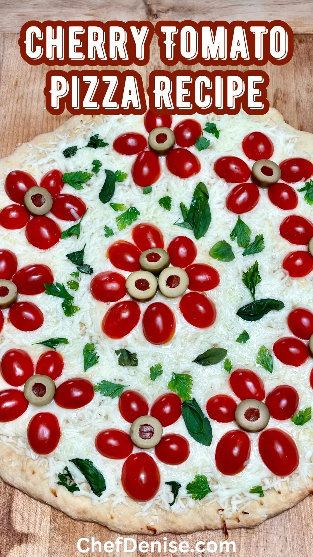Pin for Cherry Tomato Pizza Recipe
