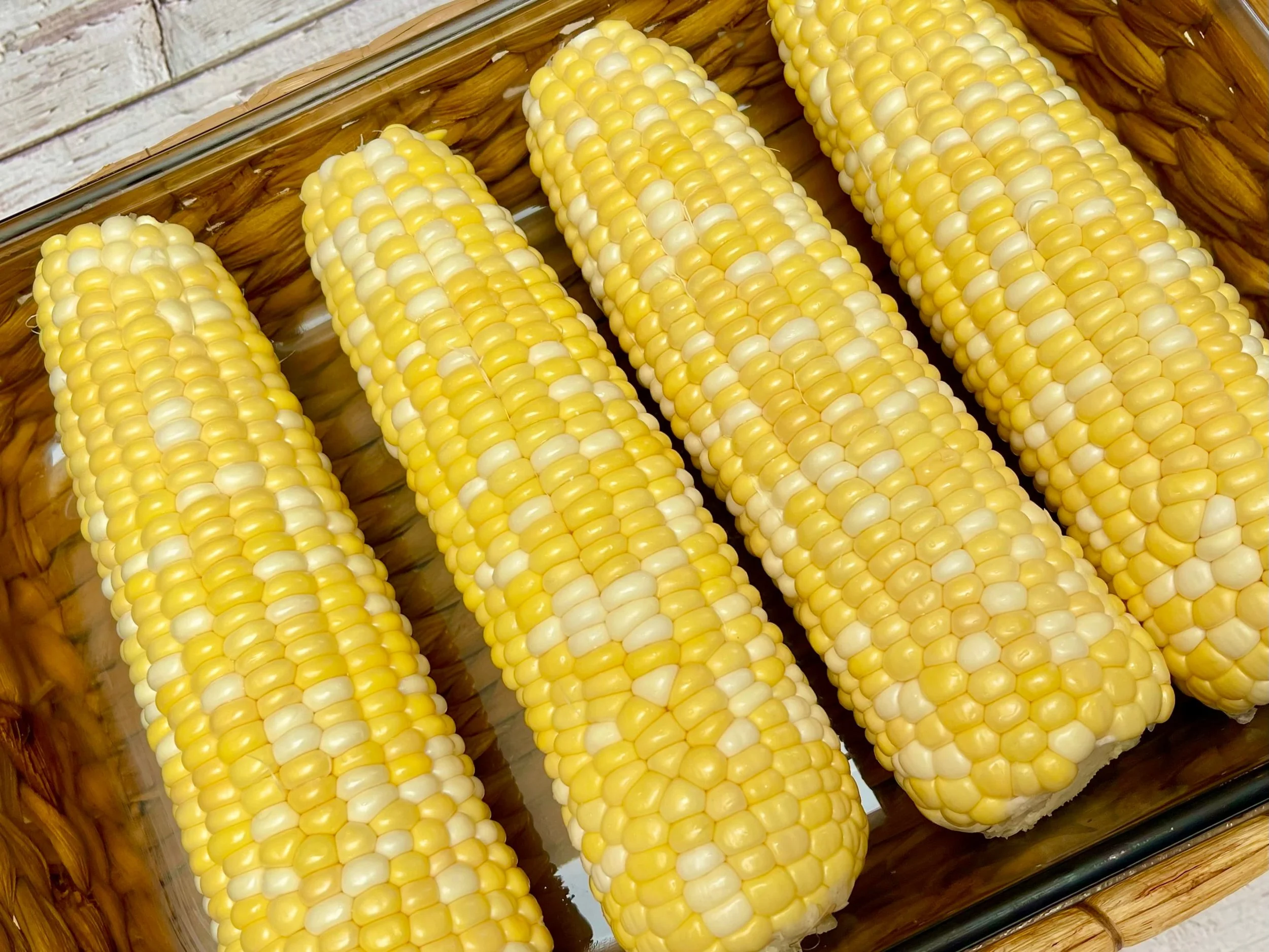 Corn cooked