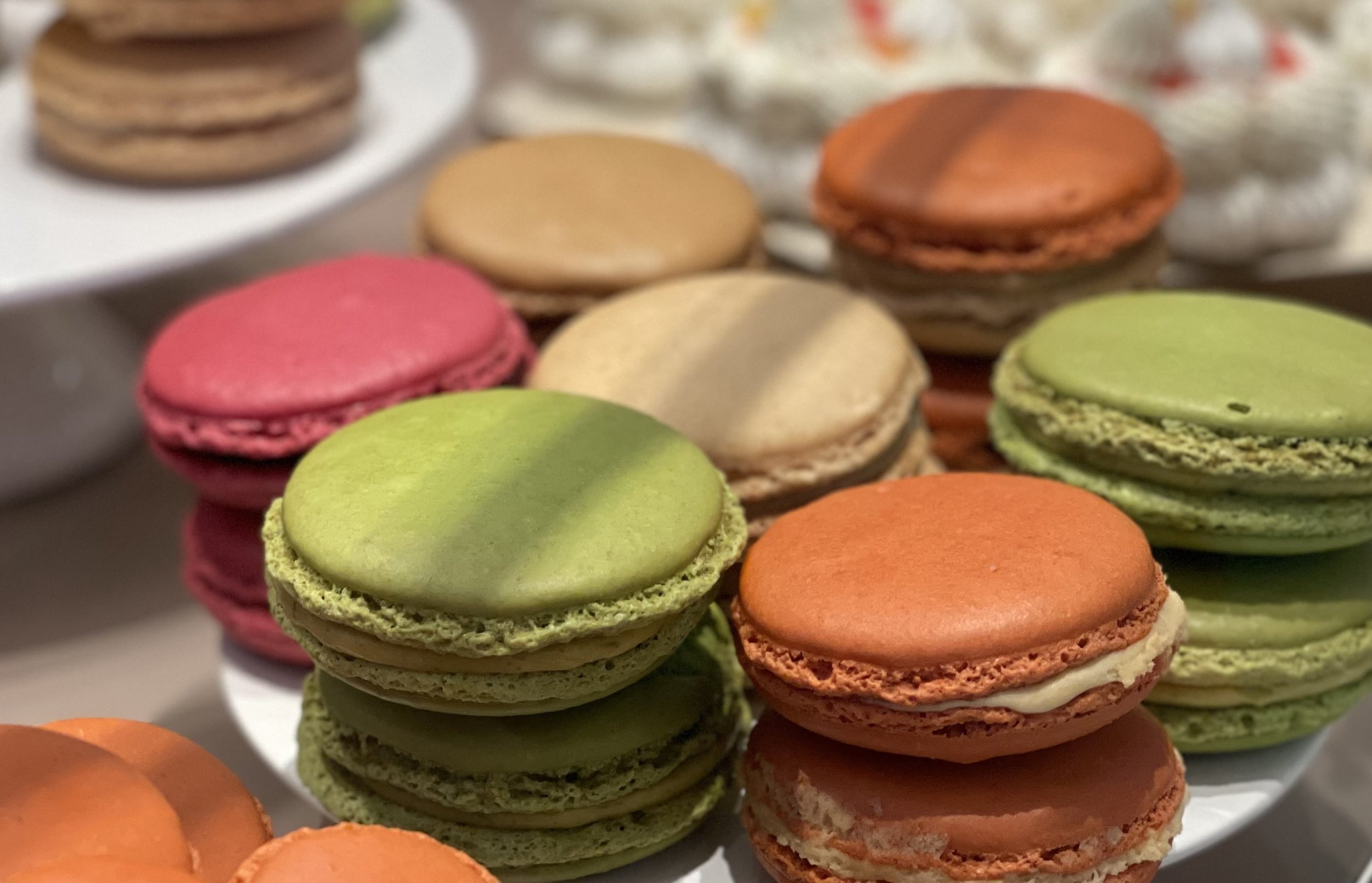 Colorful Macarons, perhaps the most iconic Paris pastry.