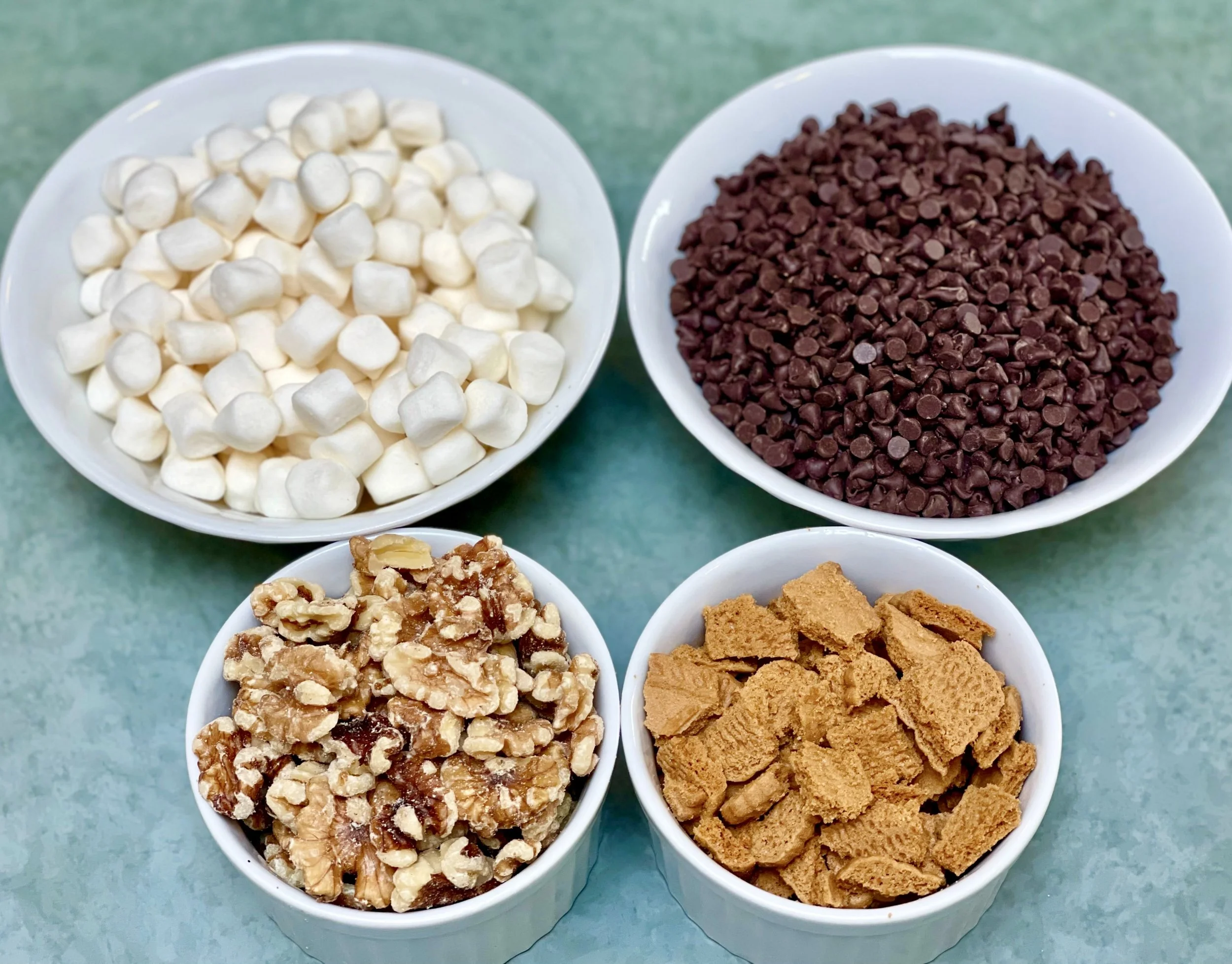 Ingredients for Rocky Road Candy recipe