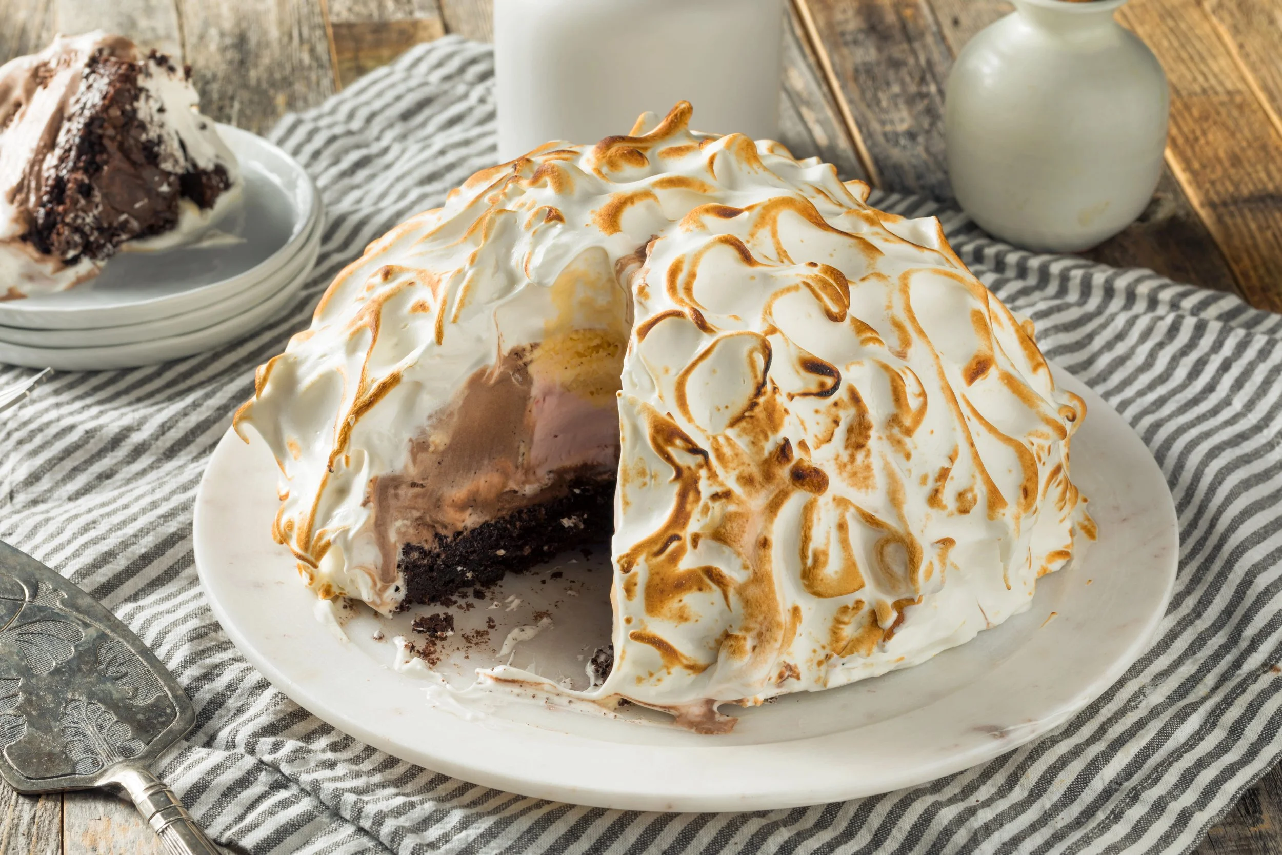 Baked Alaska, another famous New York food