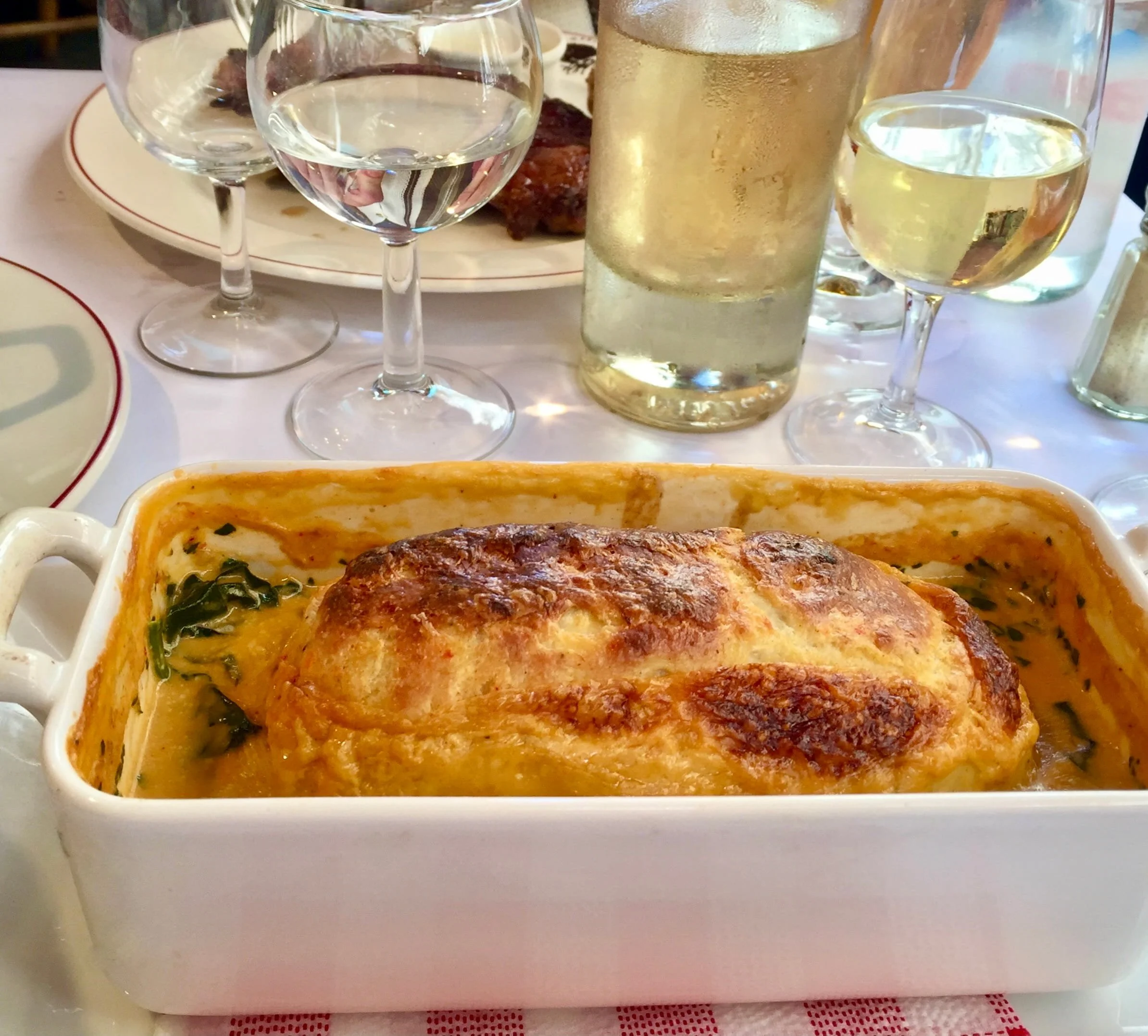 Quenelle de Brochet at a Lyon Bouchon
