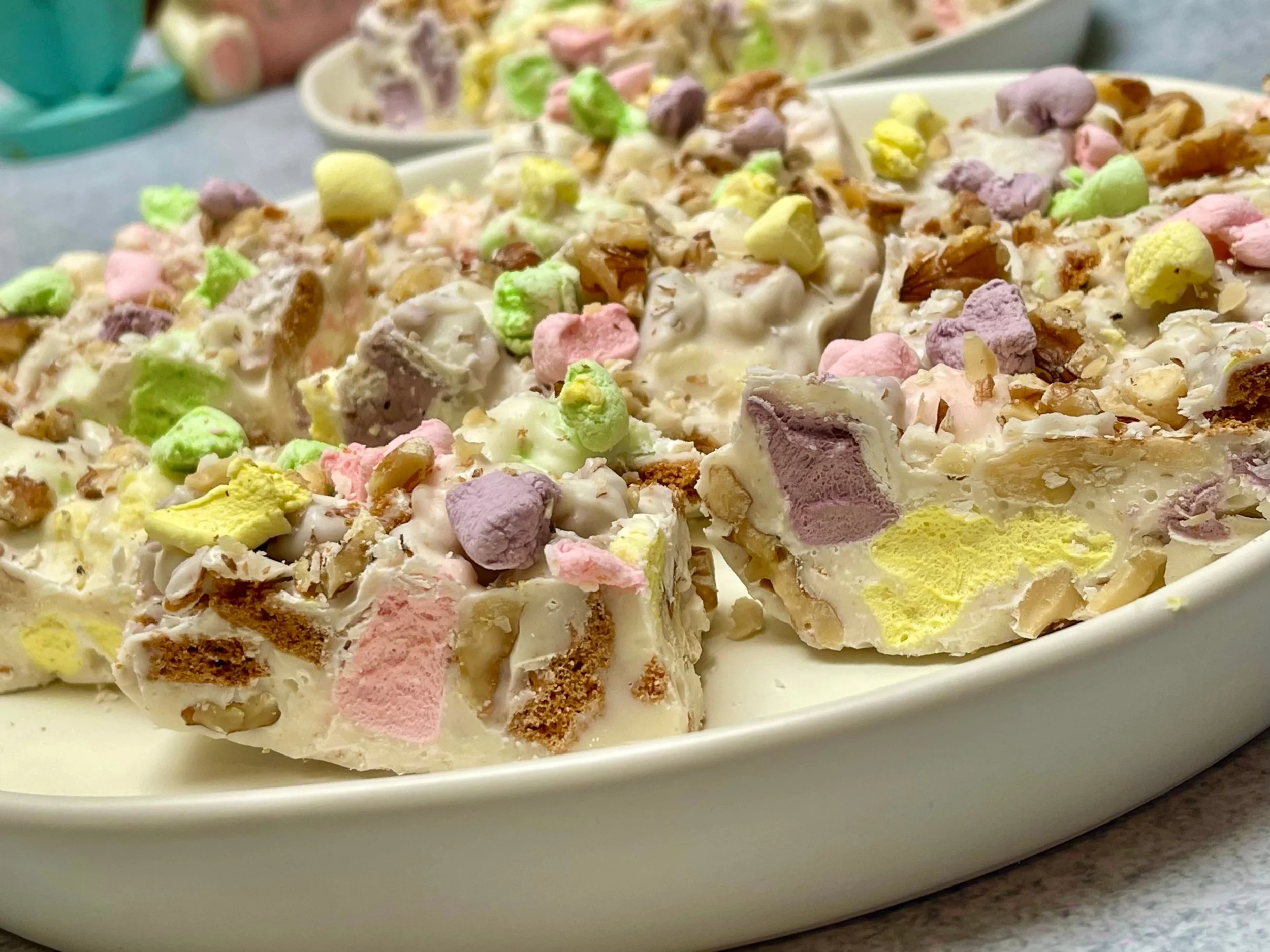 Close up of Easter Rocky Road