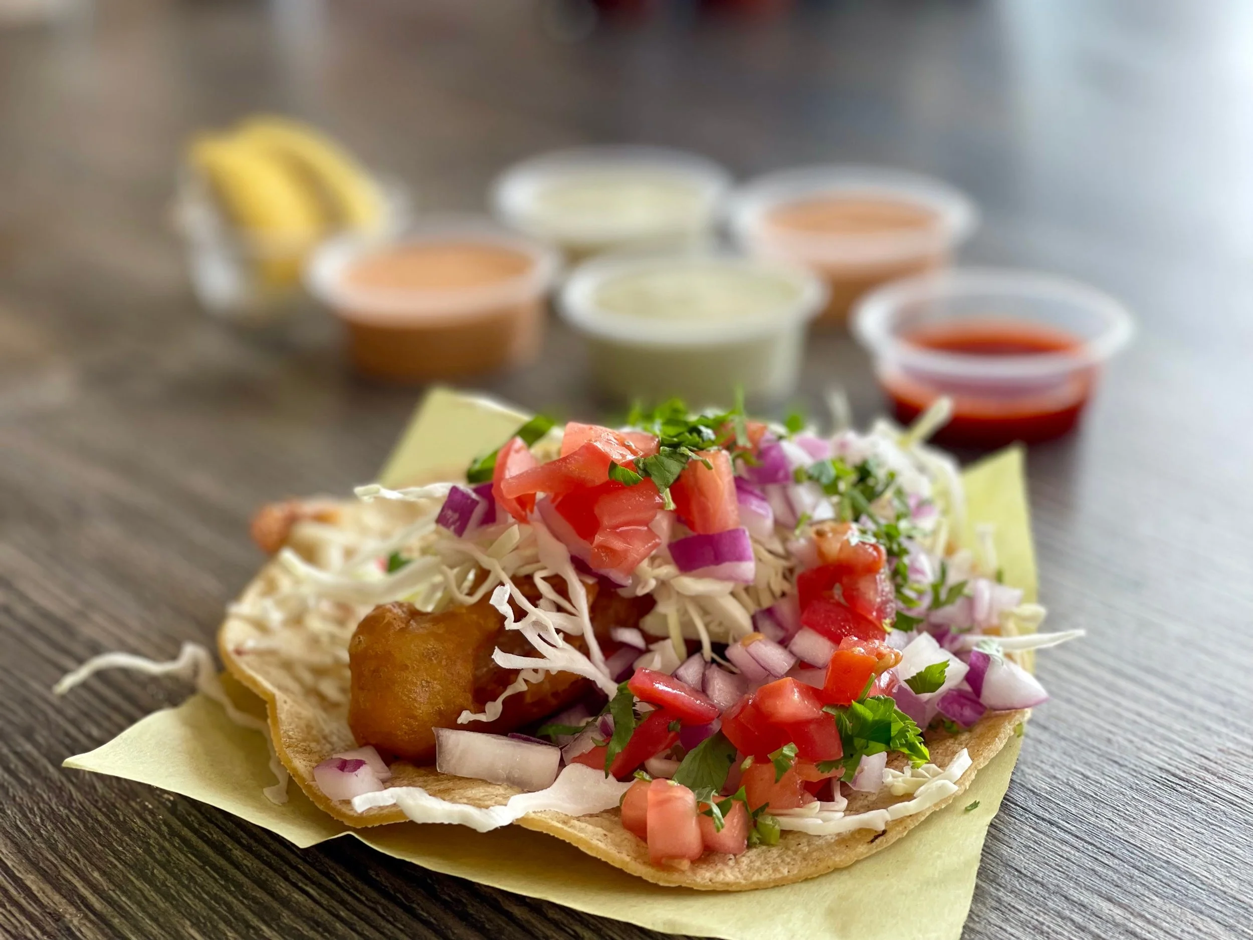 Pico de Gallo on tacos