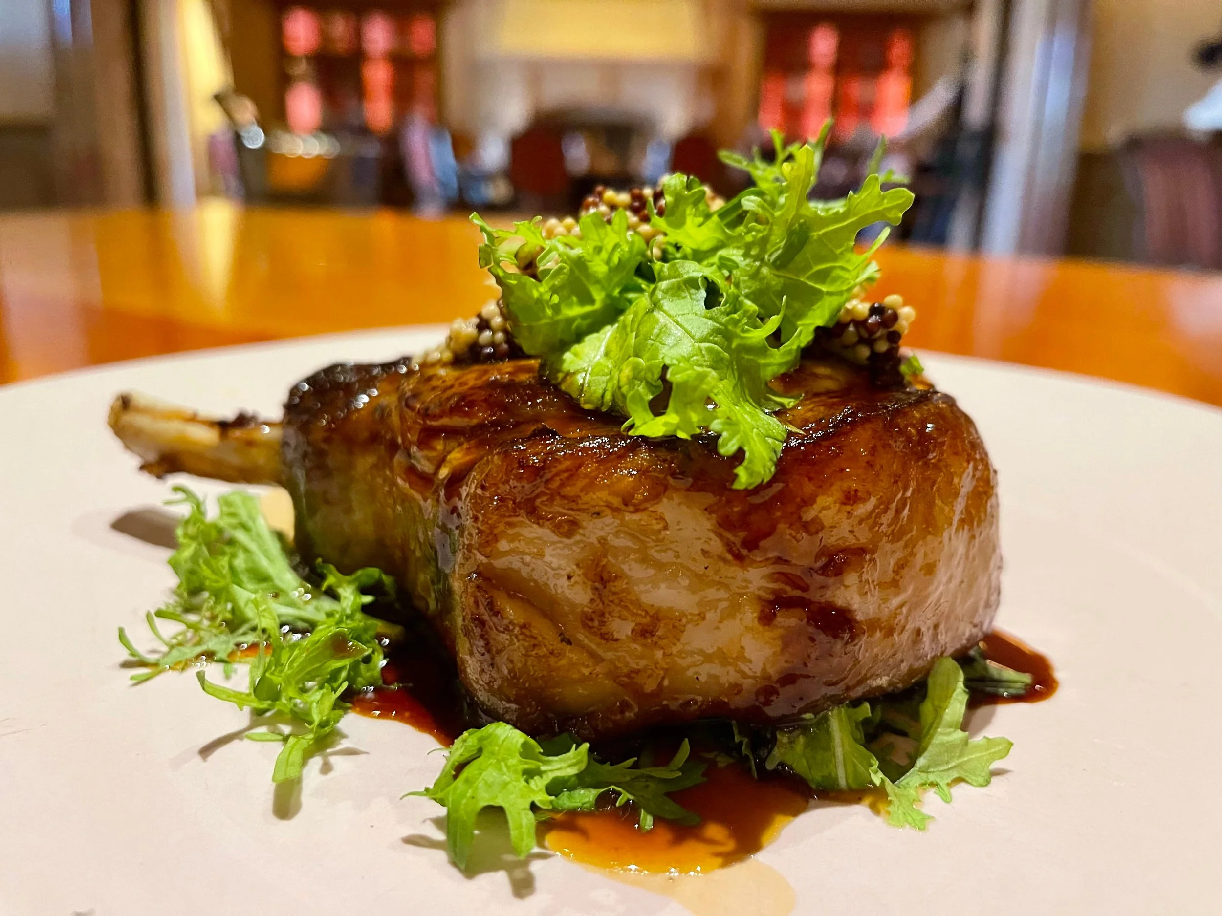 Pork chop with Hot Honey Sauce
