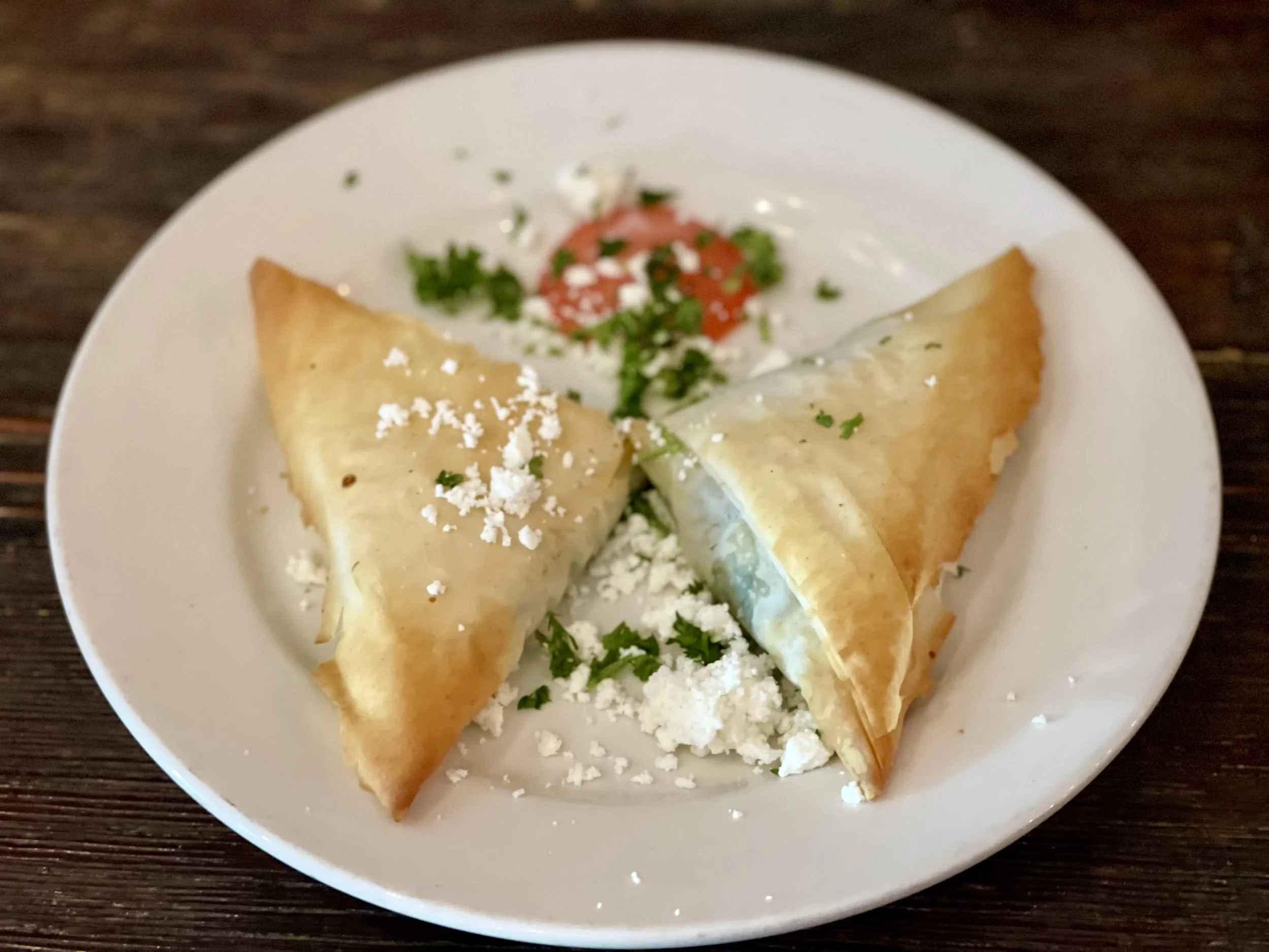 One of the most popular Greek foods, Spanikopita