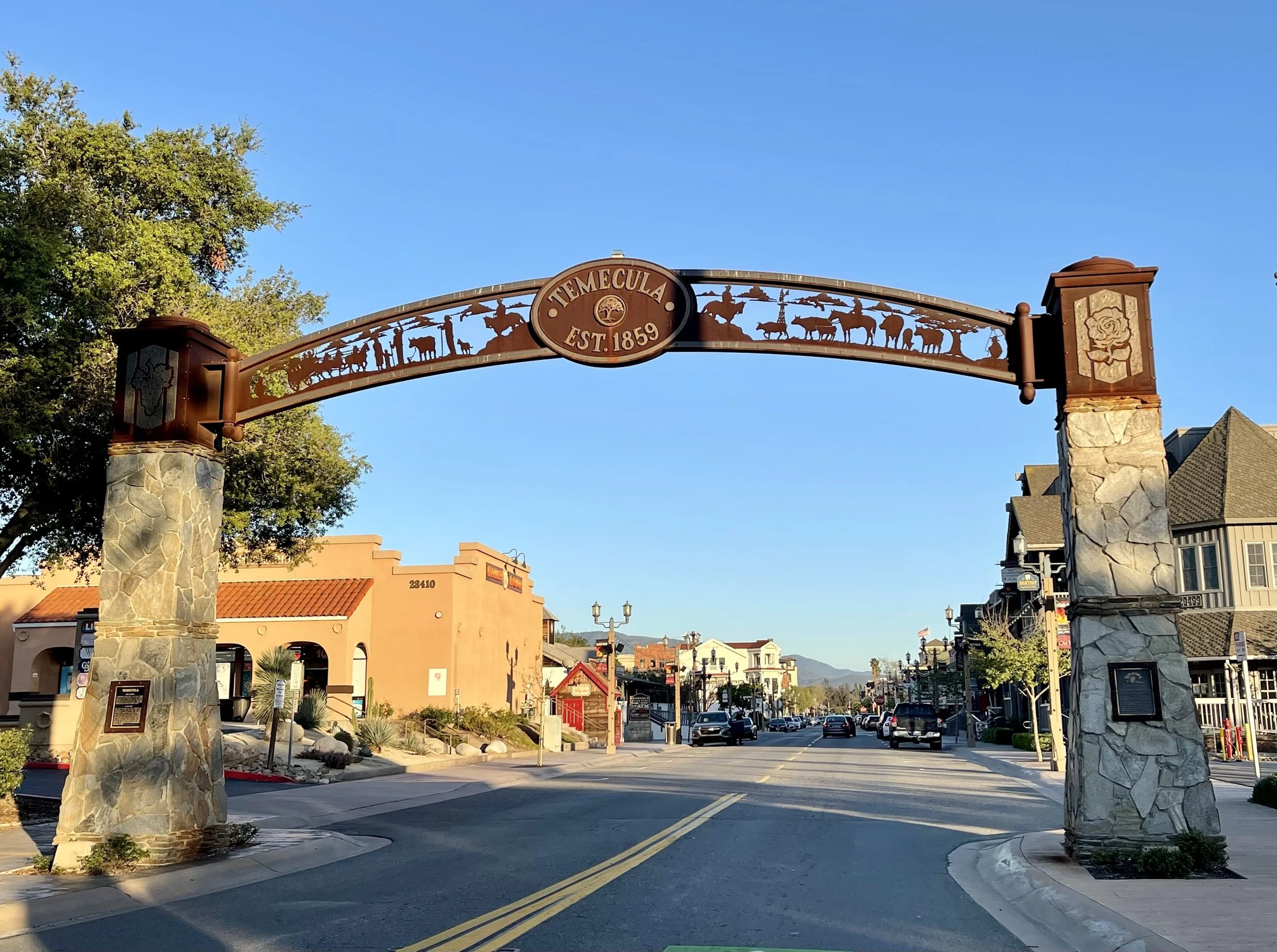 The Old Town Temecula entrance