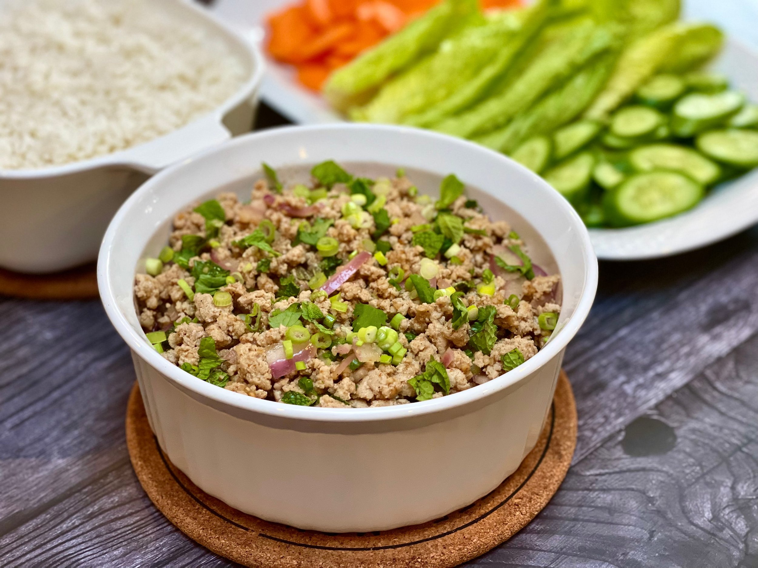 Chicken larb