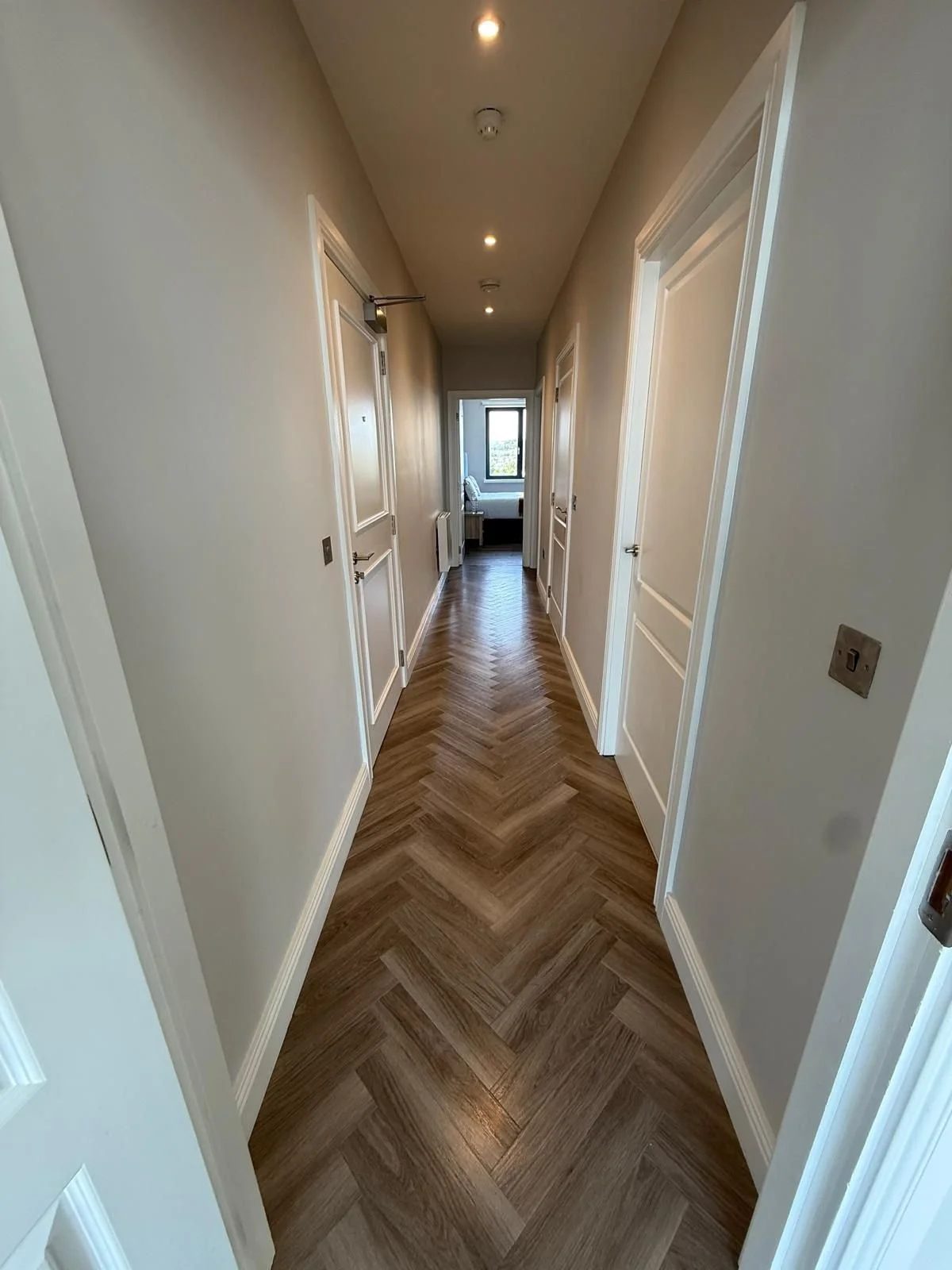 Hallway before