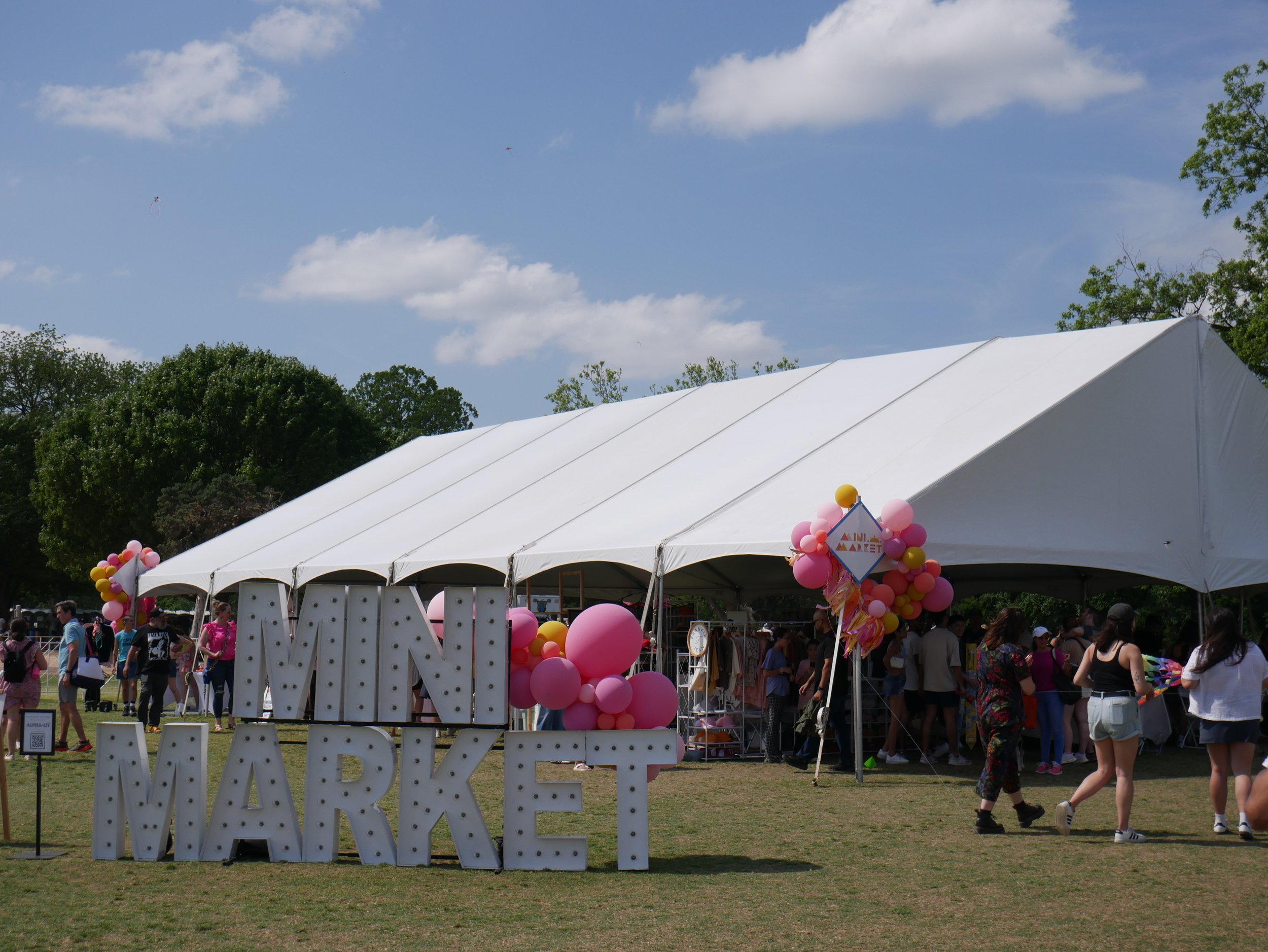  The mini market of women-owned businesses at the Kite Festival, Sunday, April 14, 2023, at Zilker Park in Austin, Texas. 