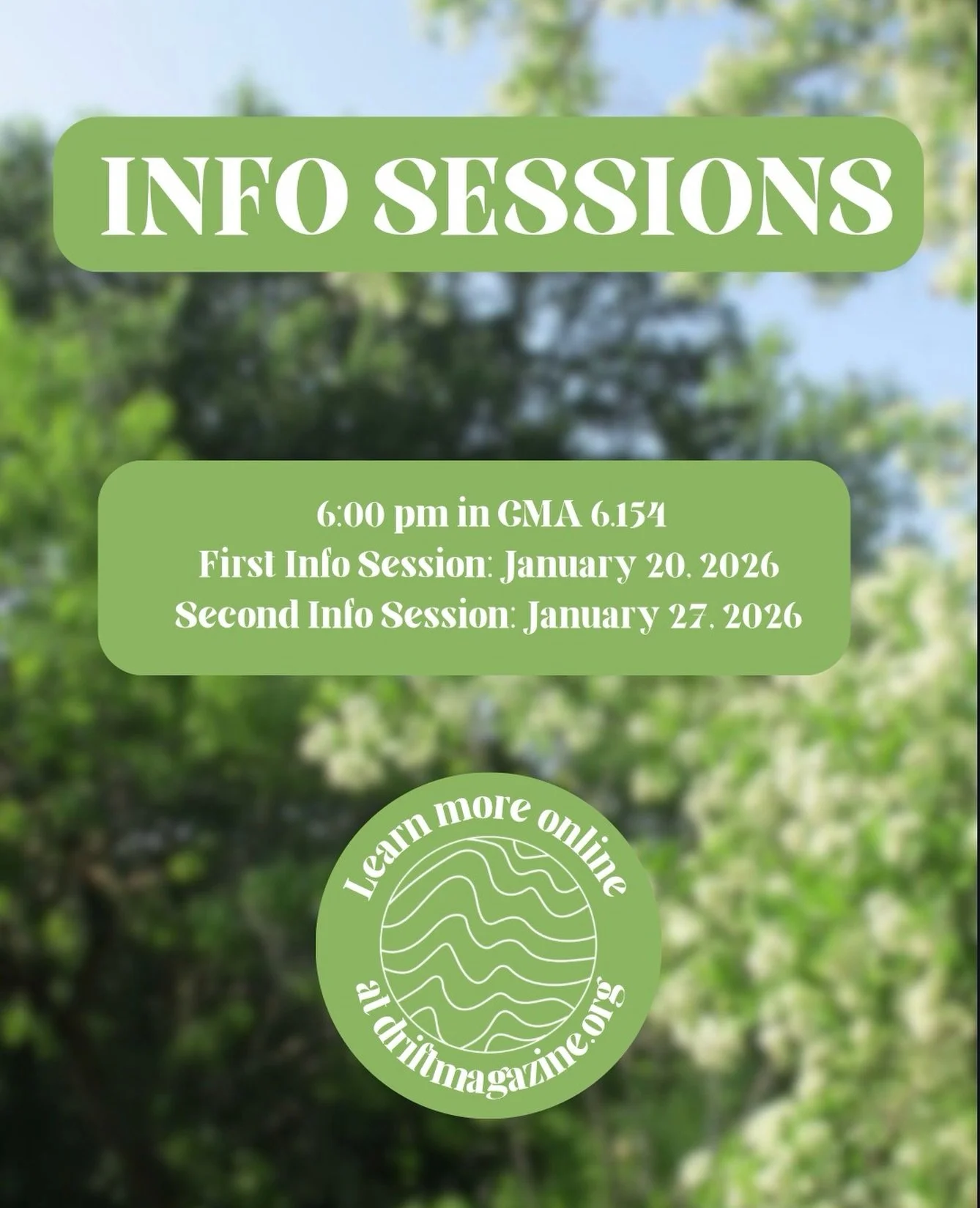 Want to learn more about drift? Check us out at one of our info sessions! 

🔗:Apply through the link in bio!