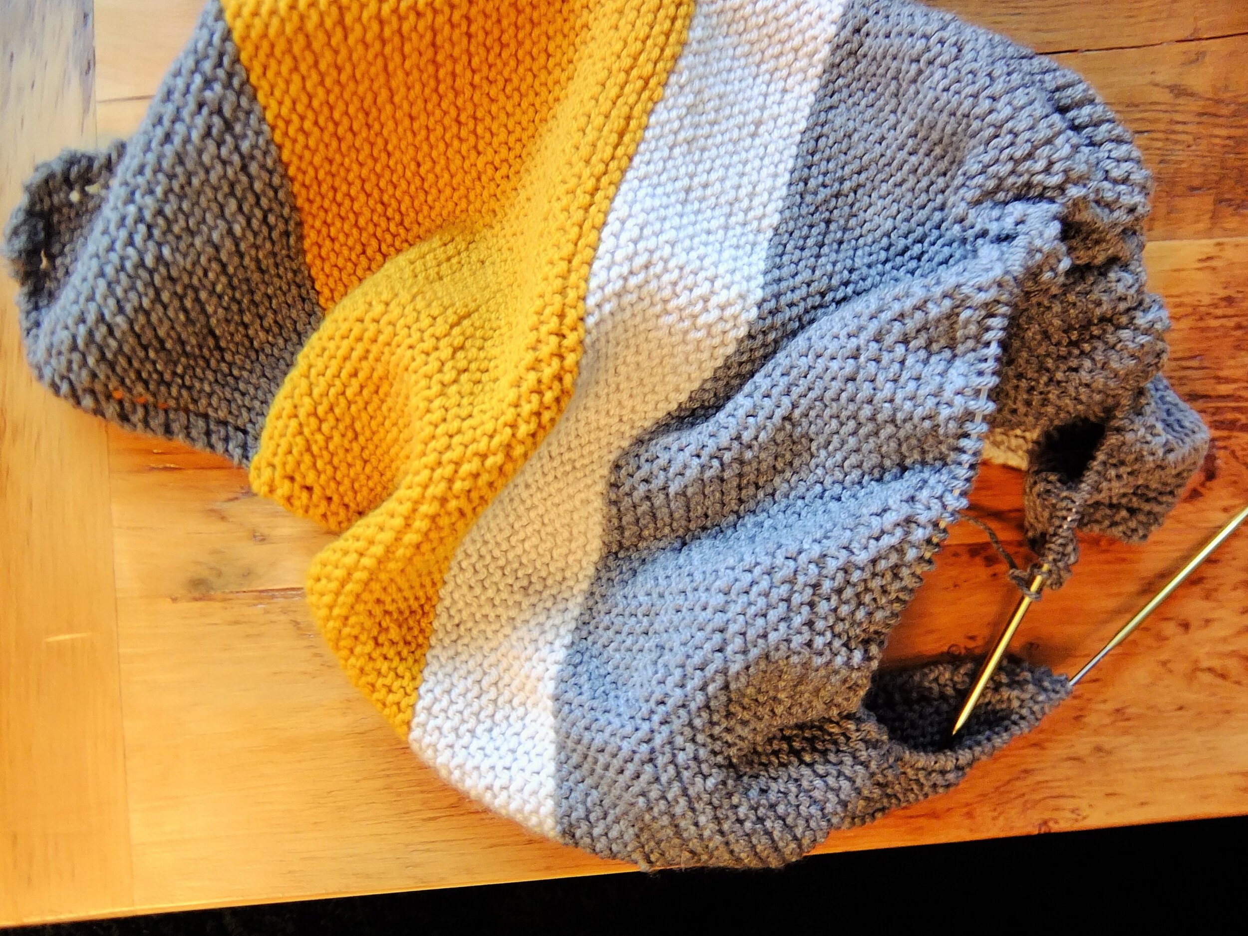 Refurbishing crafts: The dishcloth blanket