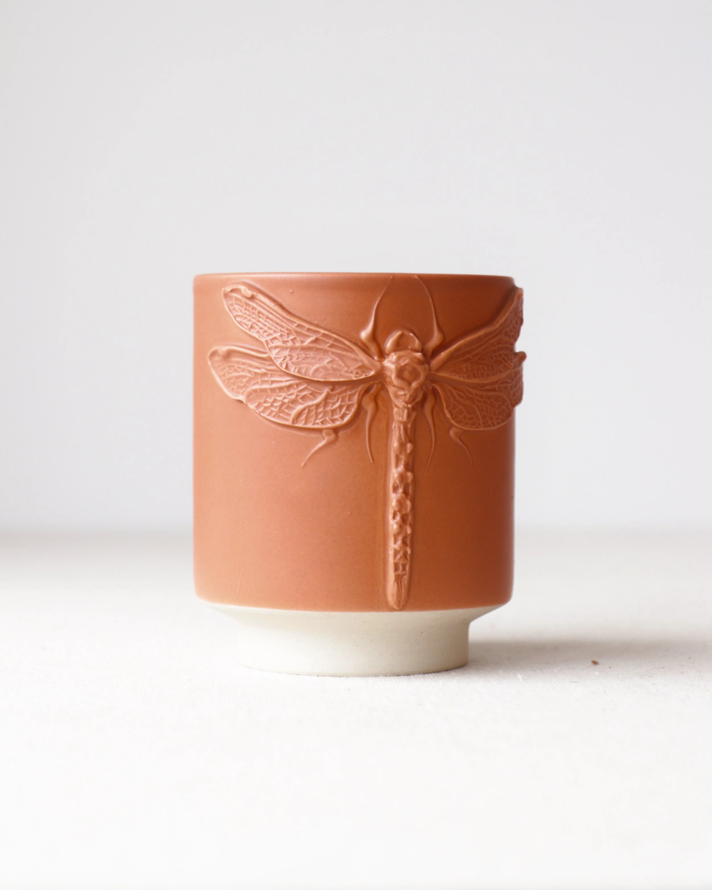 Terracotta Dragonfly Tumbler