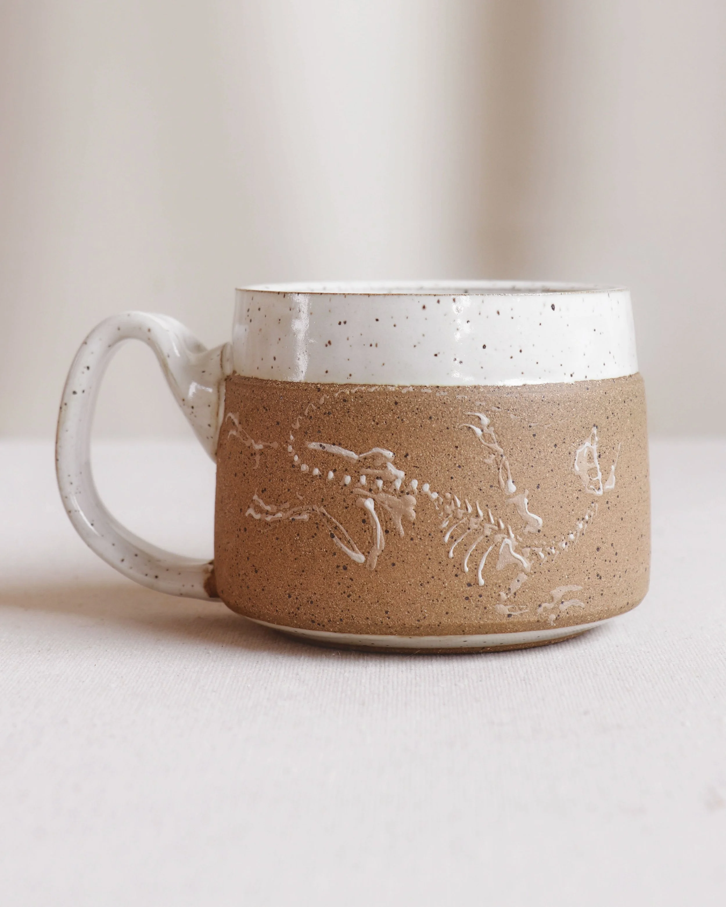 Dilophosaur Latte Mug