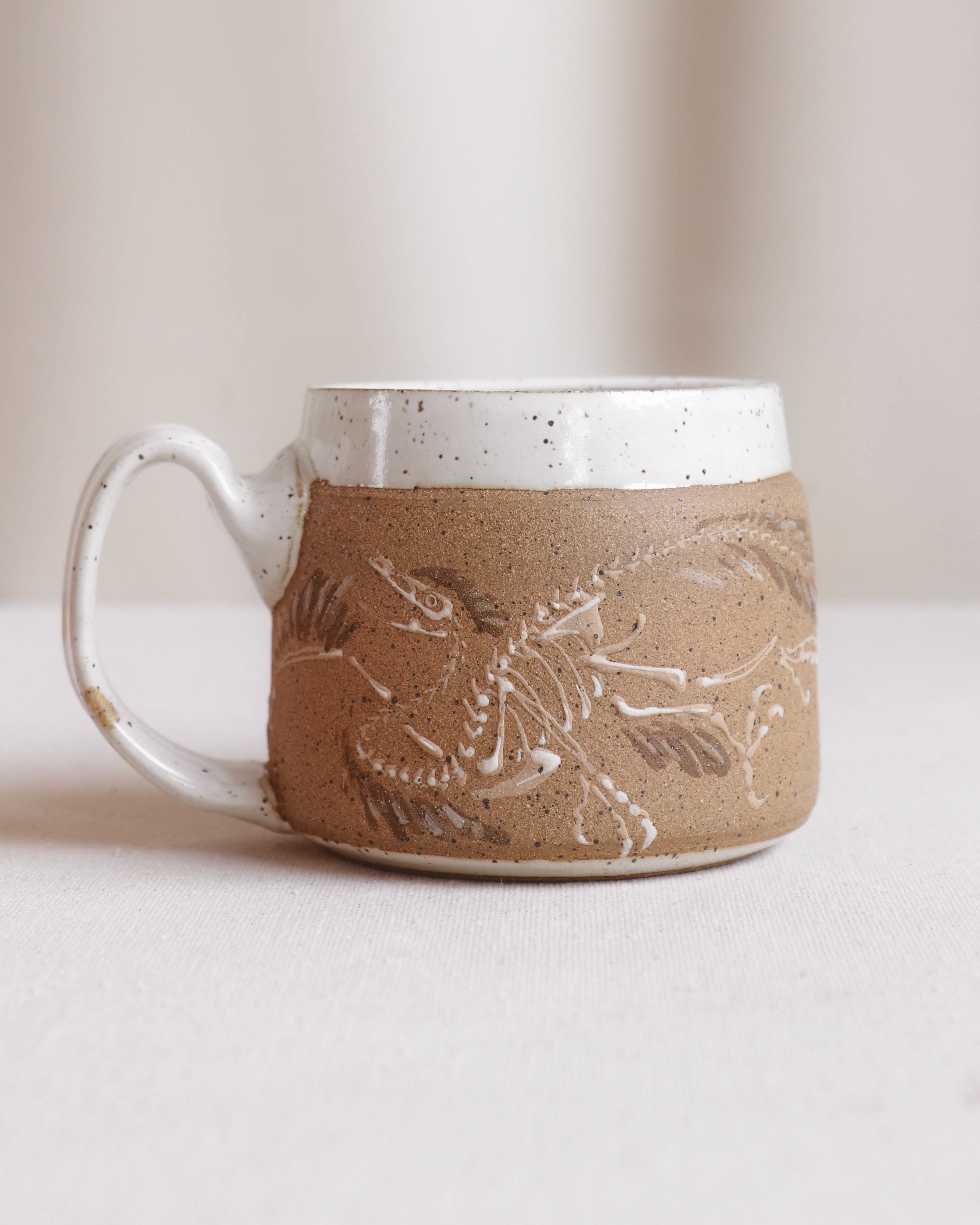 Velociraptor Latte Mug