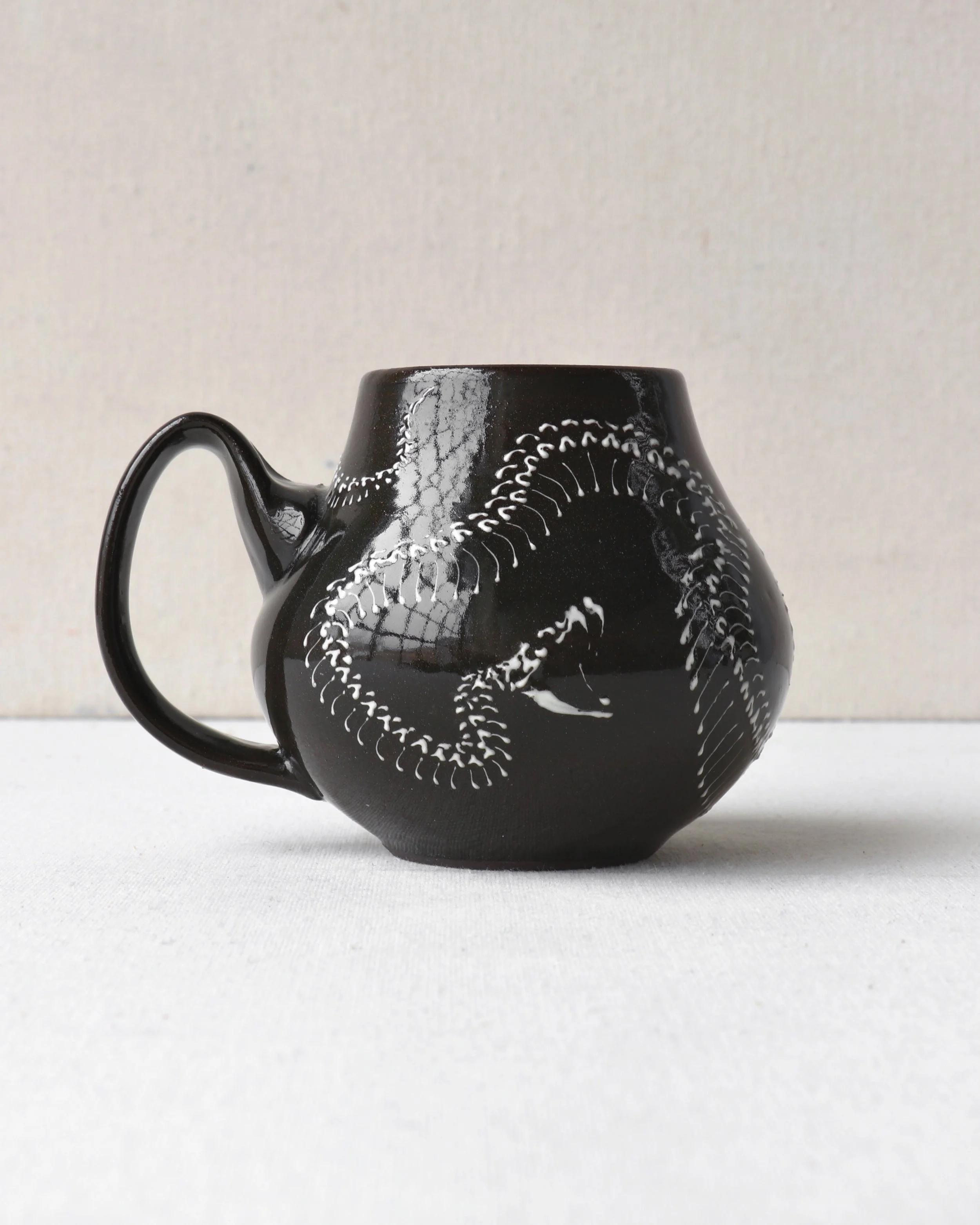 Snake Skeleton Belly Mug 2