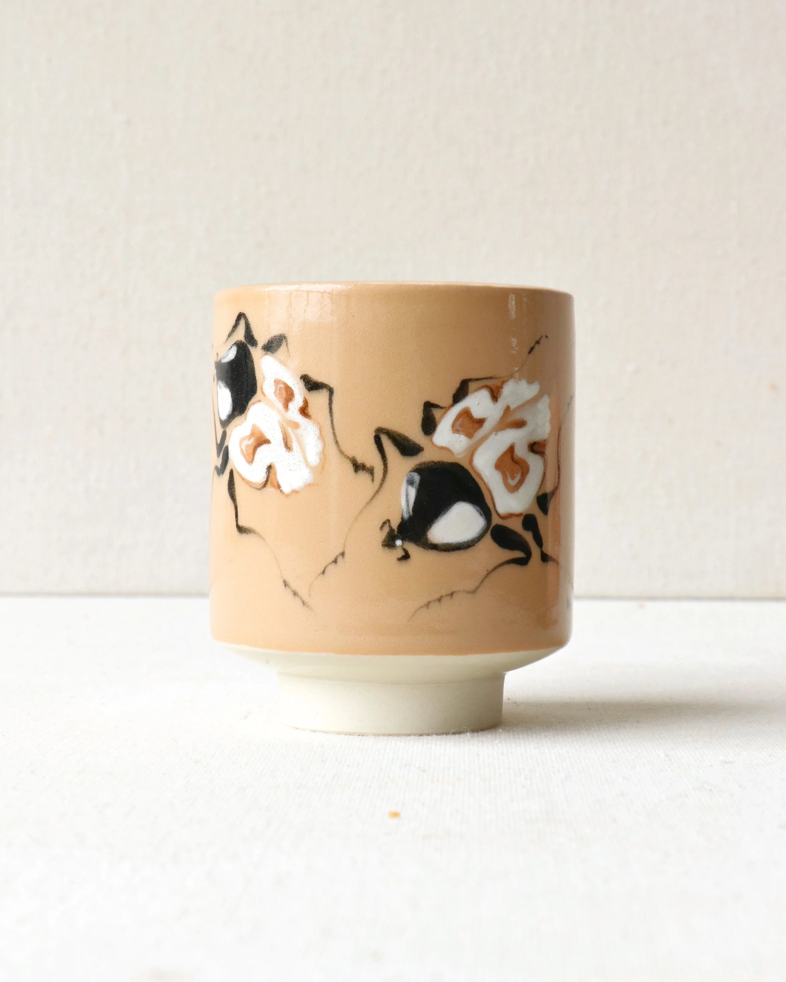 Skull Ladybug Painted Yunomi