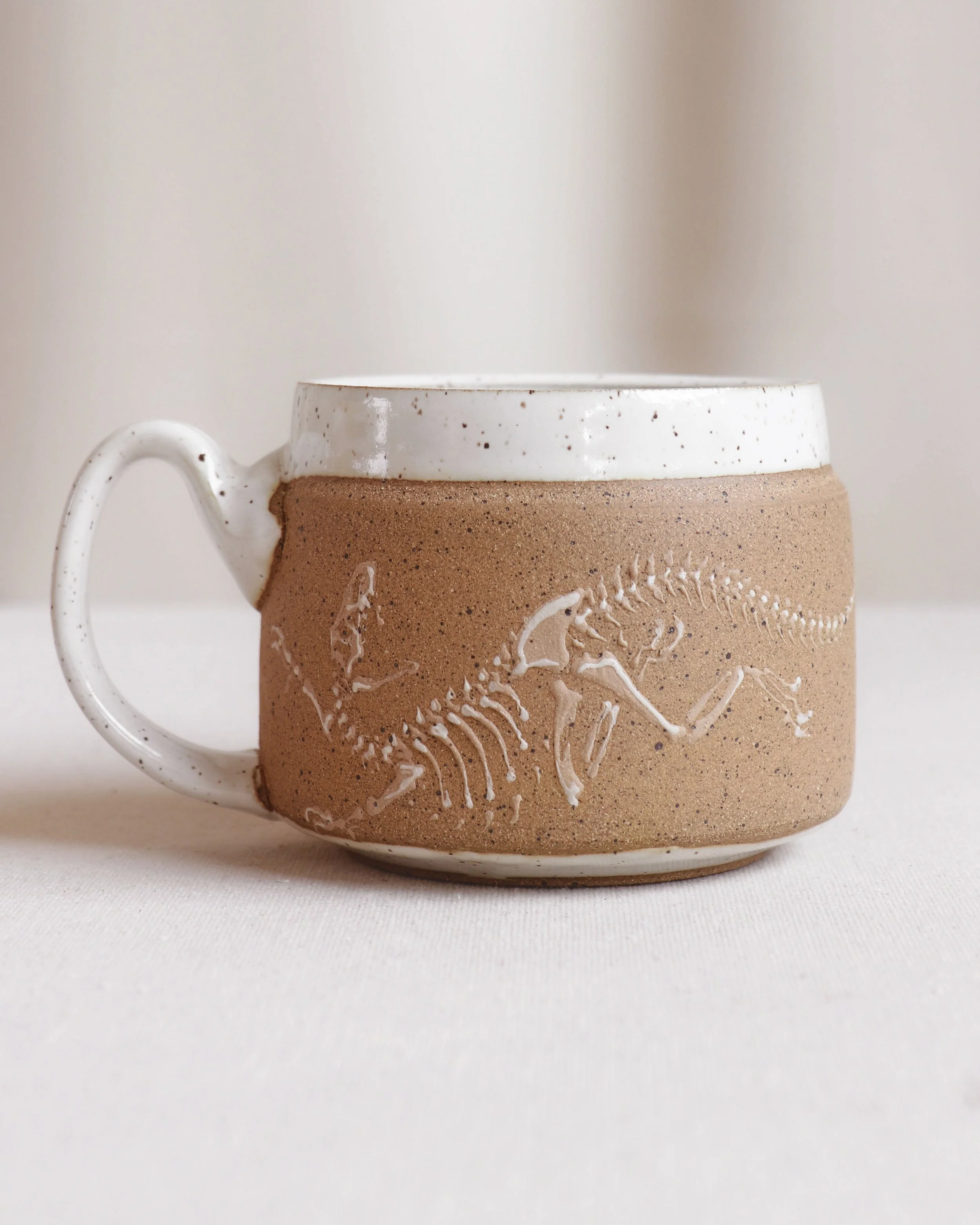 Tyrannosaur Latte Mug