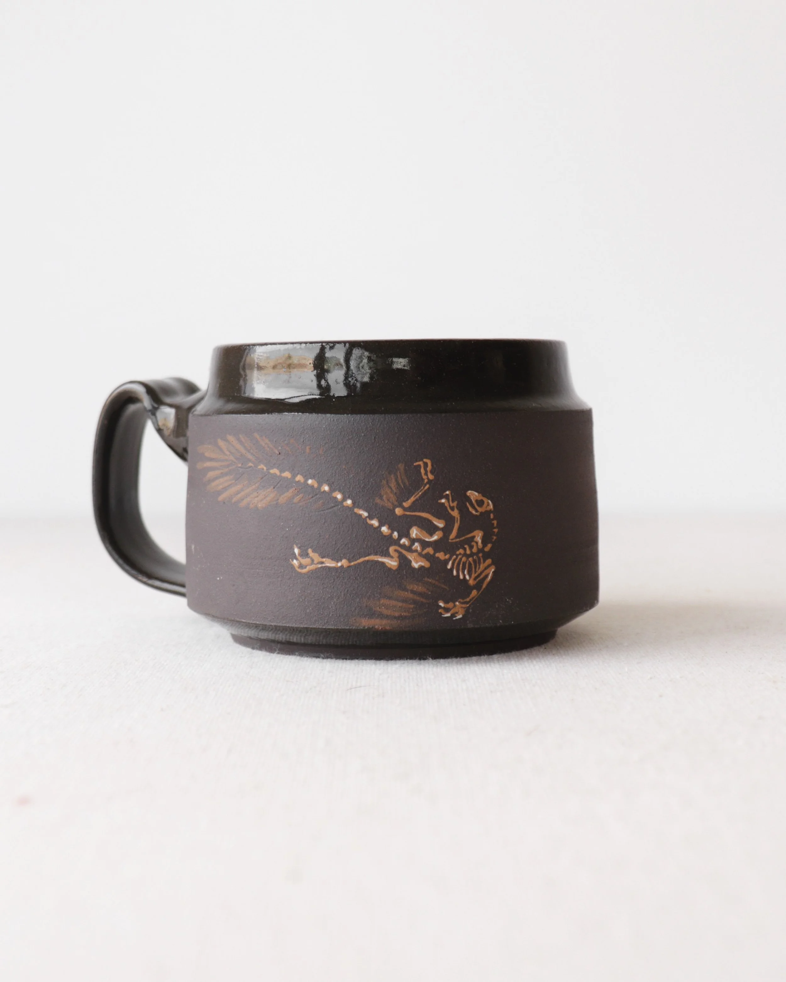 Microraptor Latte Mug